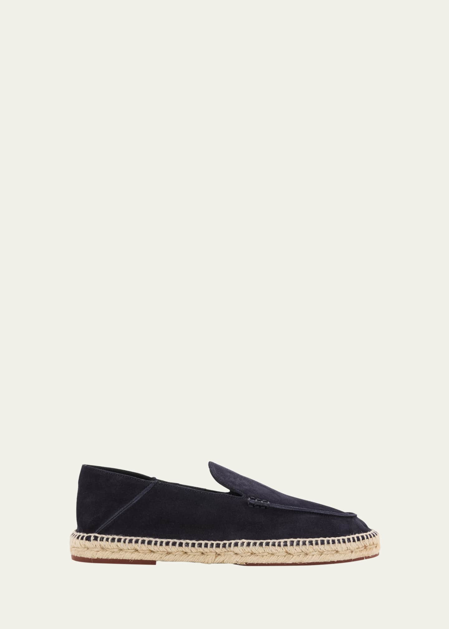 Loro Piana Men's Foldover Suede Espadrille Image 1 of 6