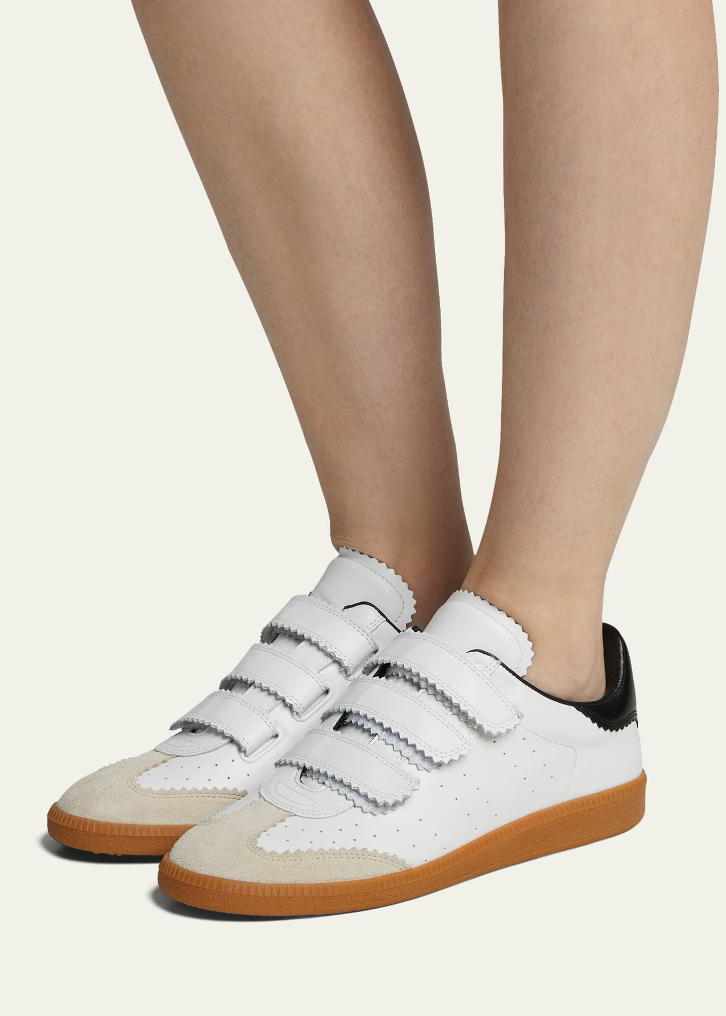 circulatie backup boksen Isabel Marant Beth Grip Strap Sneakers - Bergdorf Goodman