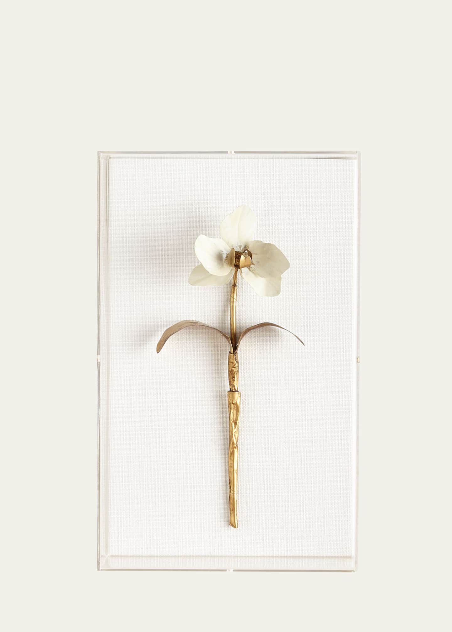 Tommy Mitchell Original Gilded Orchid 1 Study on Linen