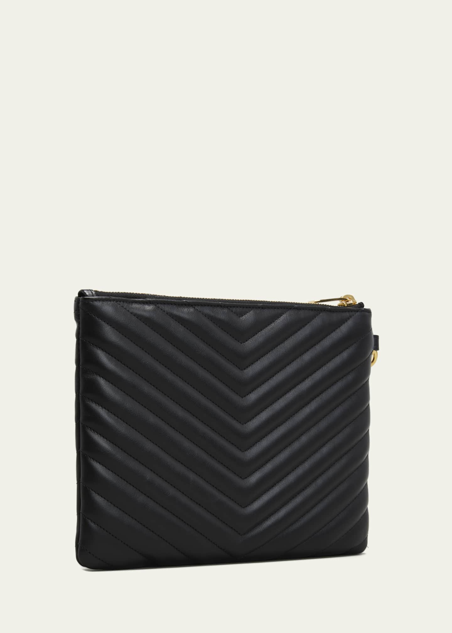 Saint Laurent Monogram Saint Laurent Matelassé Clutch Pouch