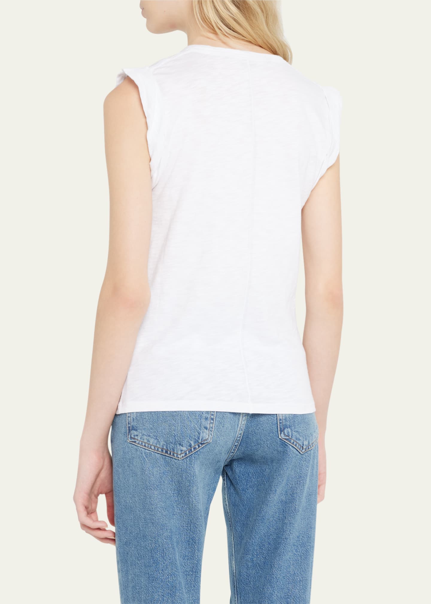 Veronica Beard Dree Muscle Tee Image 3 of 5