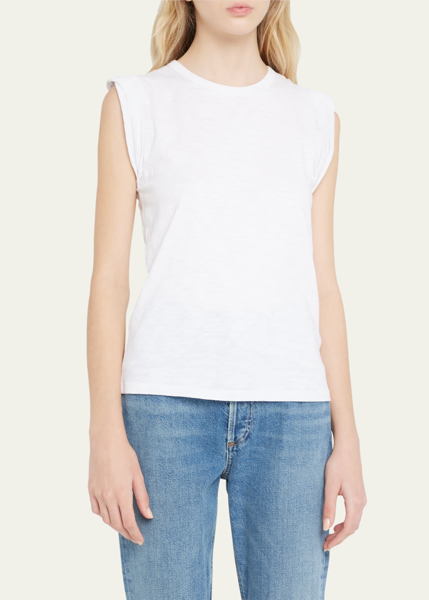 Veronica Beard Dree Muscle Tee Image 4 of 5