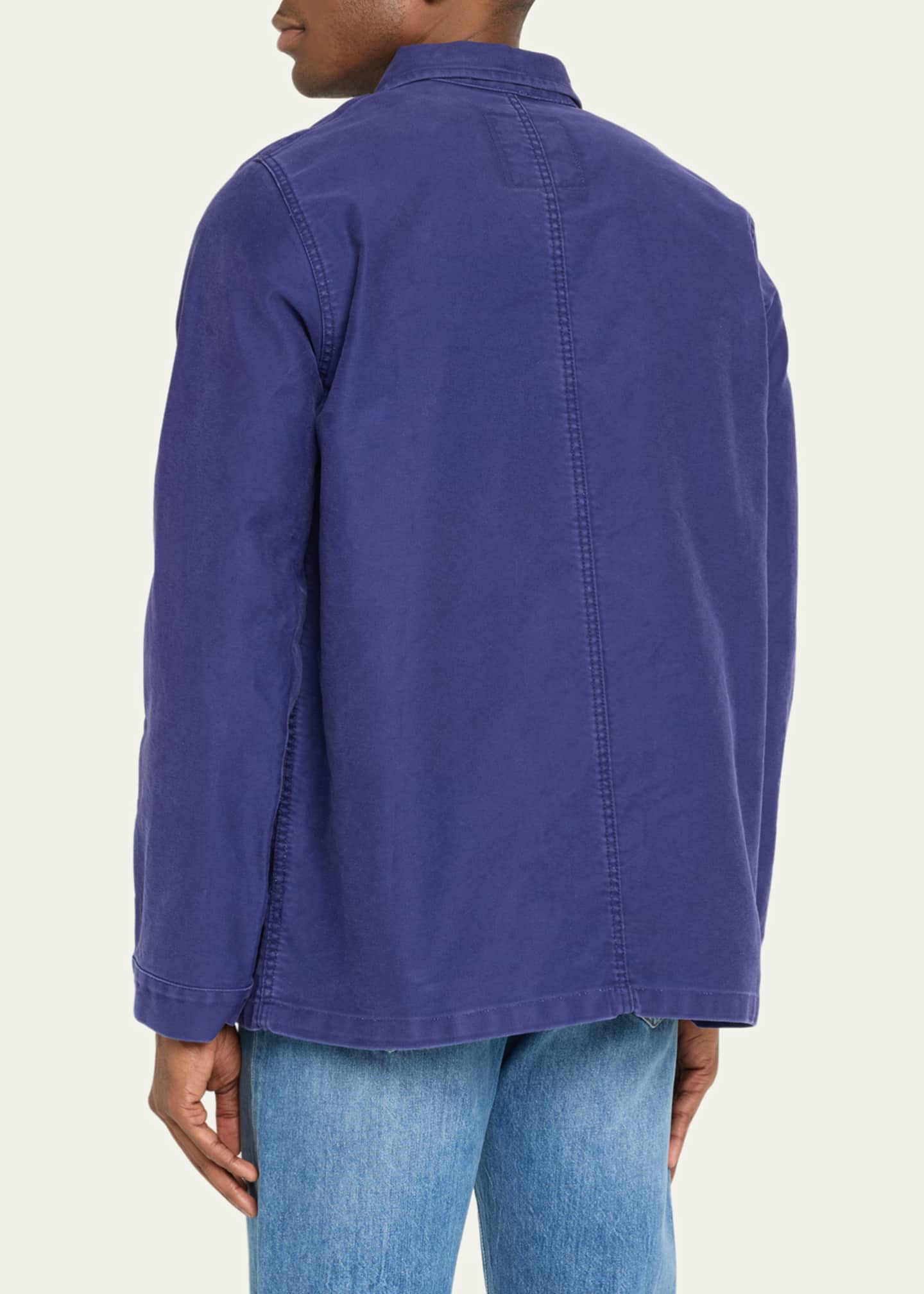 B. x Le Mont St. Michel Men's StoneWashed French Worker Jacket