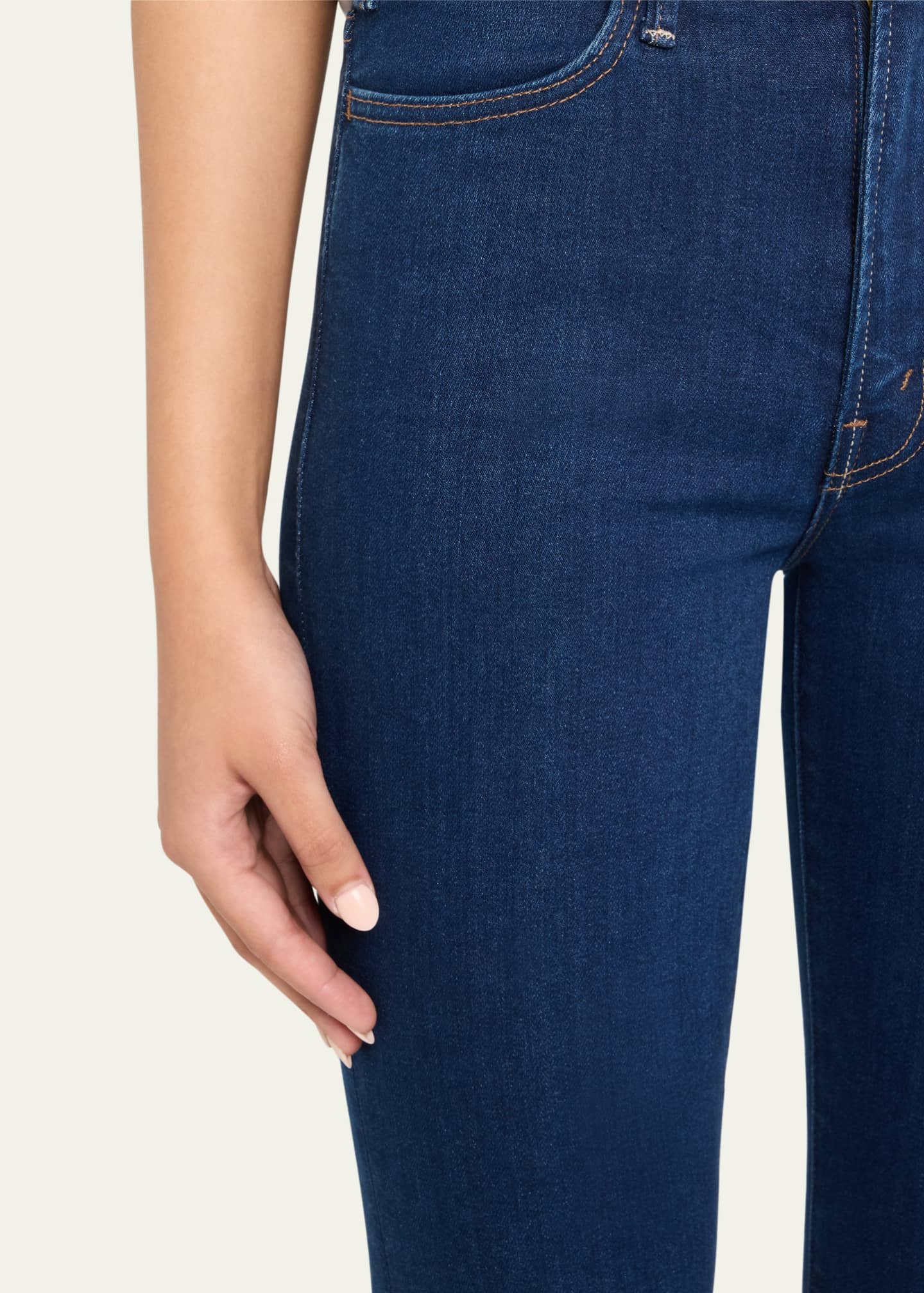 MOTHER The Hustler Ankle High-Rise Boot-Cut Jeans Image 5 of 5