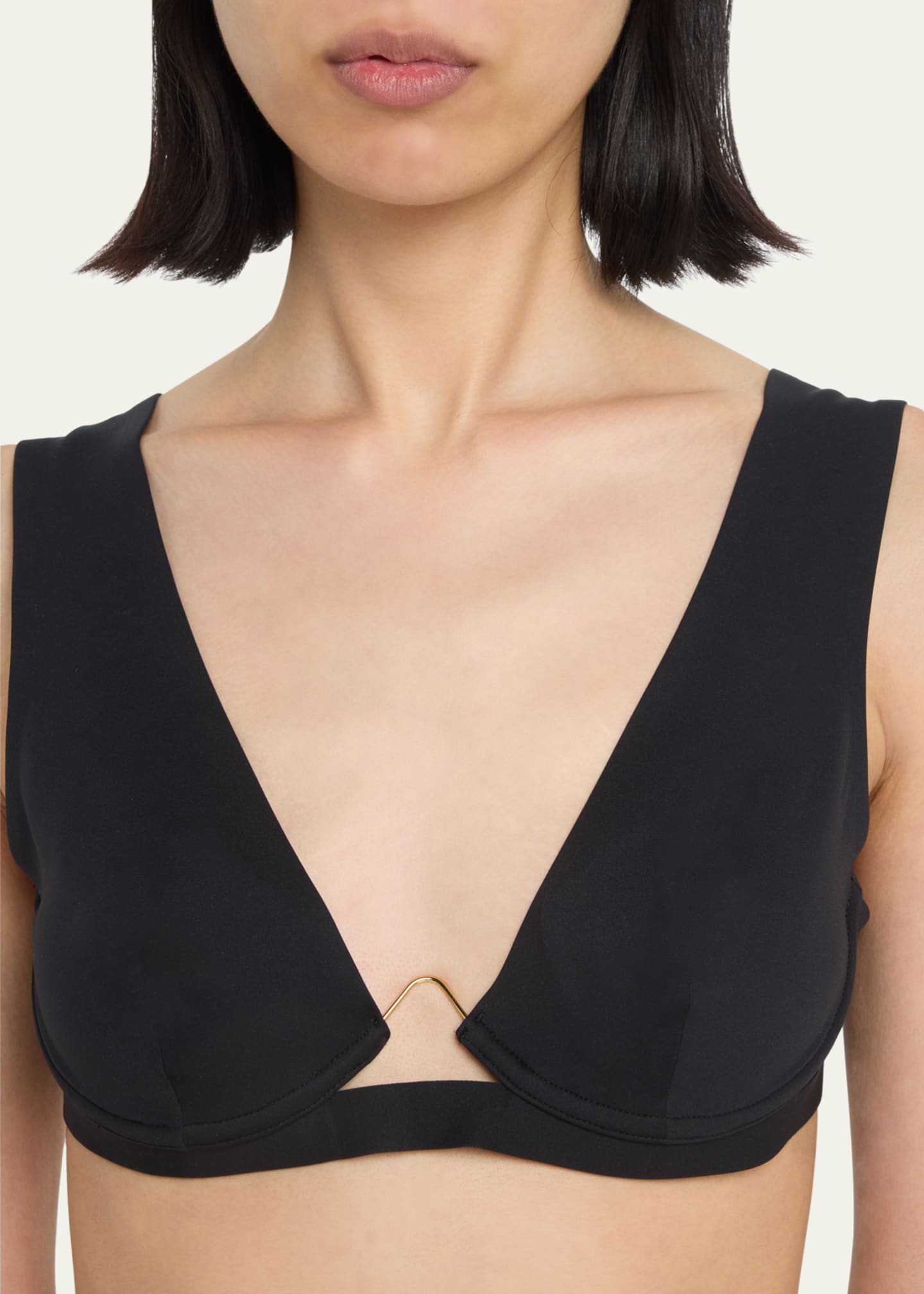 Livy Rooftop Mono-Wire Microfiber Bra - Bergdorf Goodman