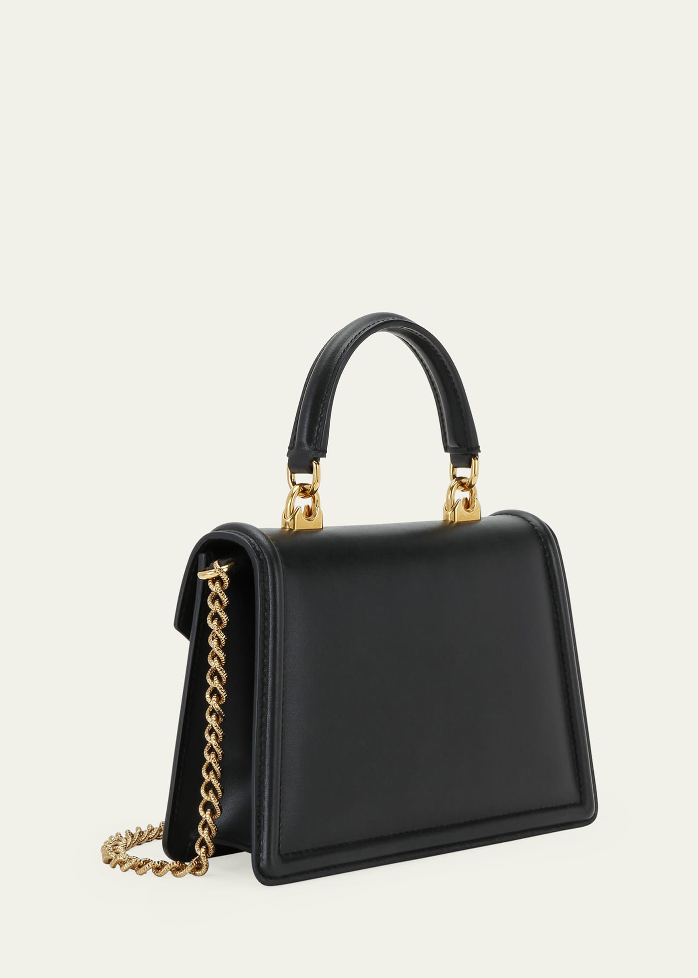 Dolce&Gabbana Devotion Mini Leather Top-Handle Bag - Bergdorf Goodman