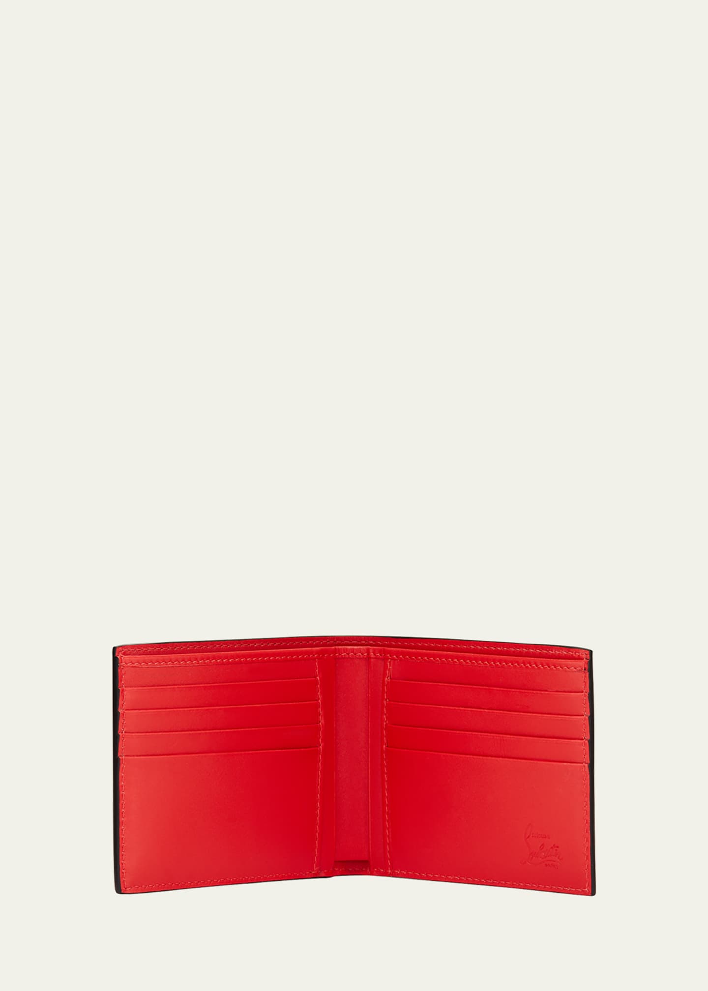 Christian Louboutin Men's Coolcard Two-Tone Leather Wallet Image 2 of 2