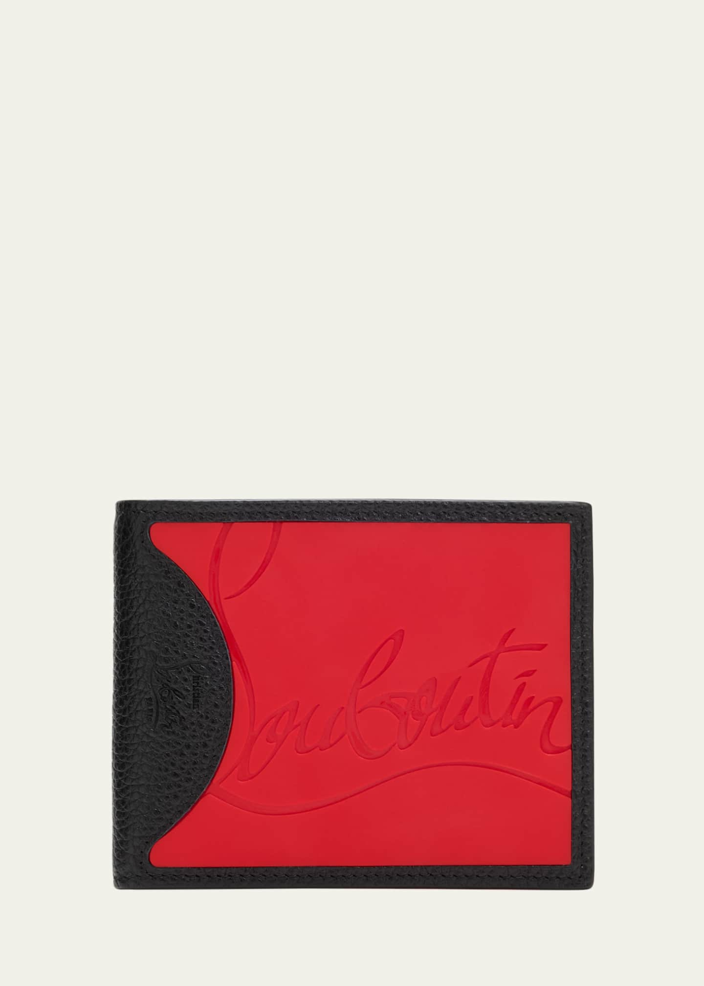 Christian Louboutin Men's Coolcard Two-Tone Leather Wallet Image 1 of 2