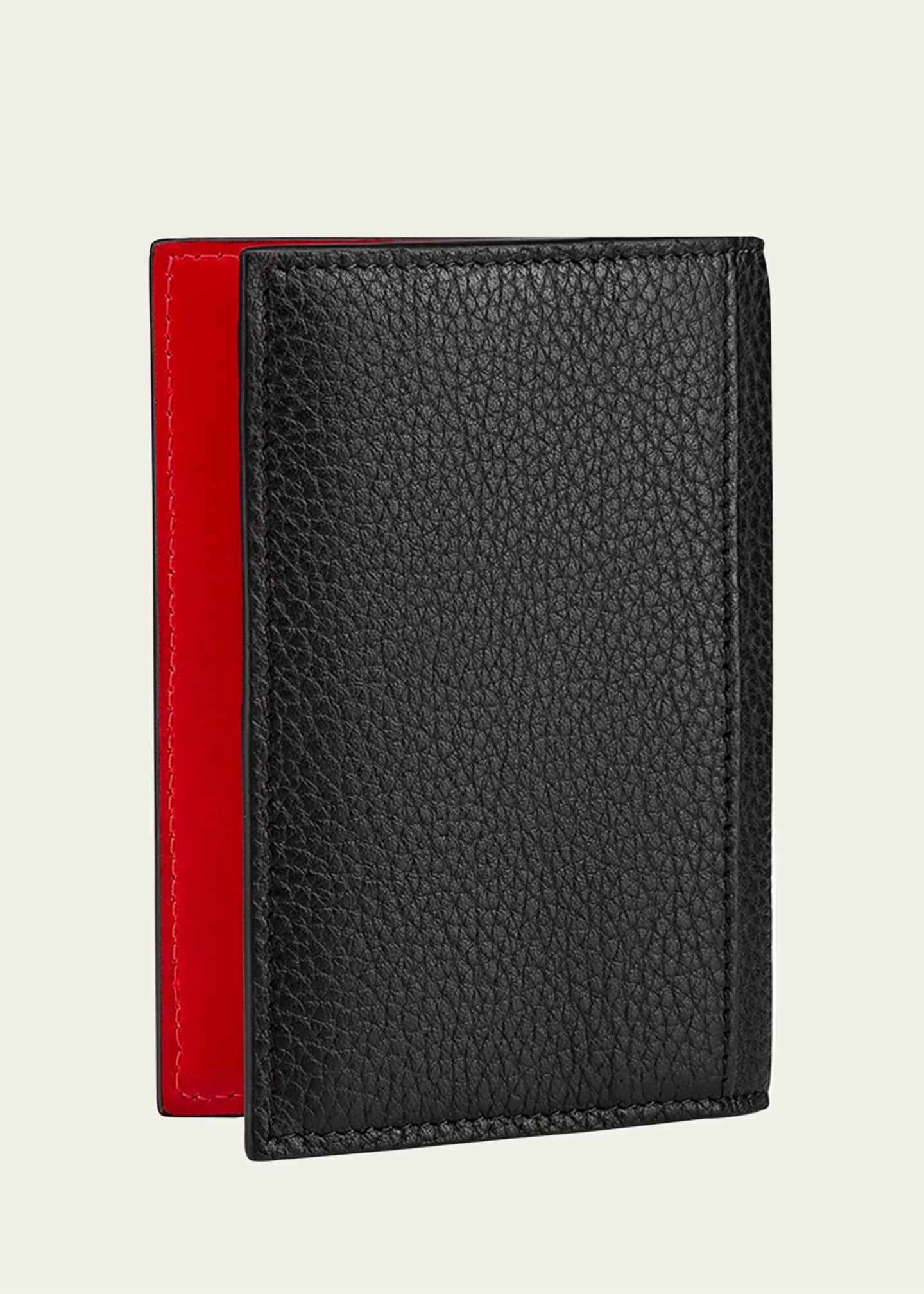 Christian Louboutin Men's Empire Two-Tone Leather Wallet Image 3 of 5