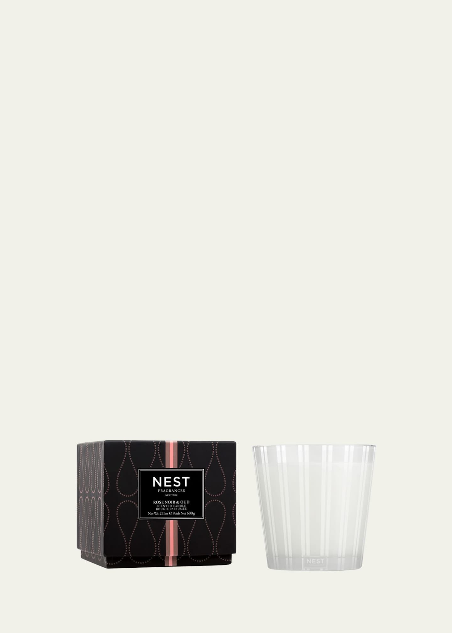 NEST New York 21.1 oz. Rose Noir & Oud 3-Wick Candle Image 1 of 5