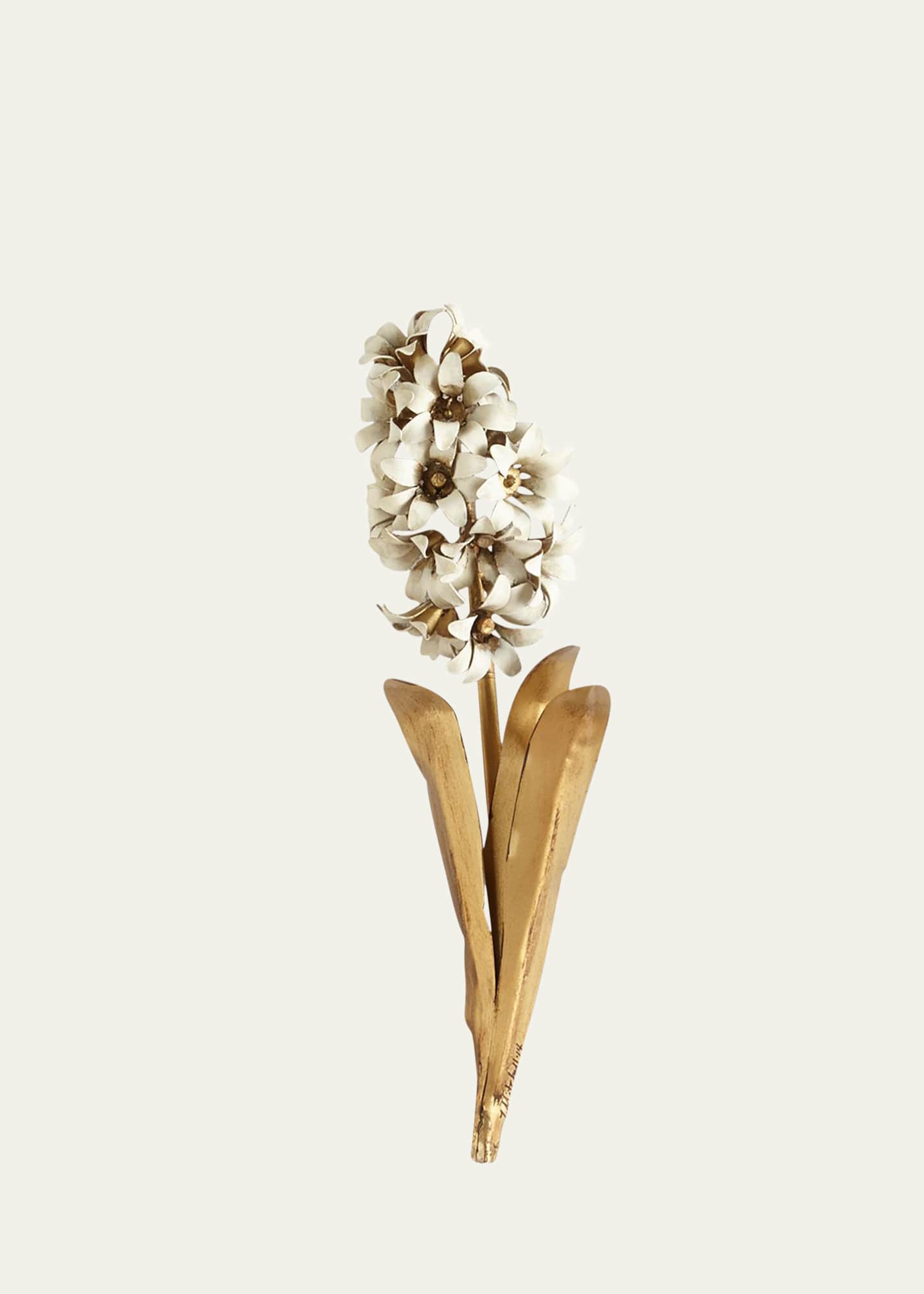 Tommy Mitchell Original GIlded Hyacinth Study on Linen