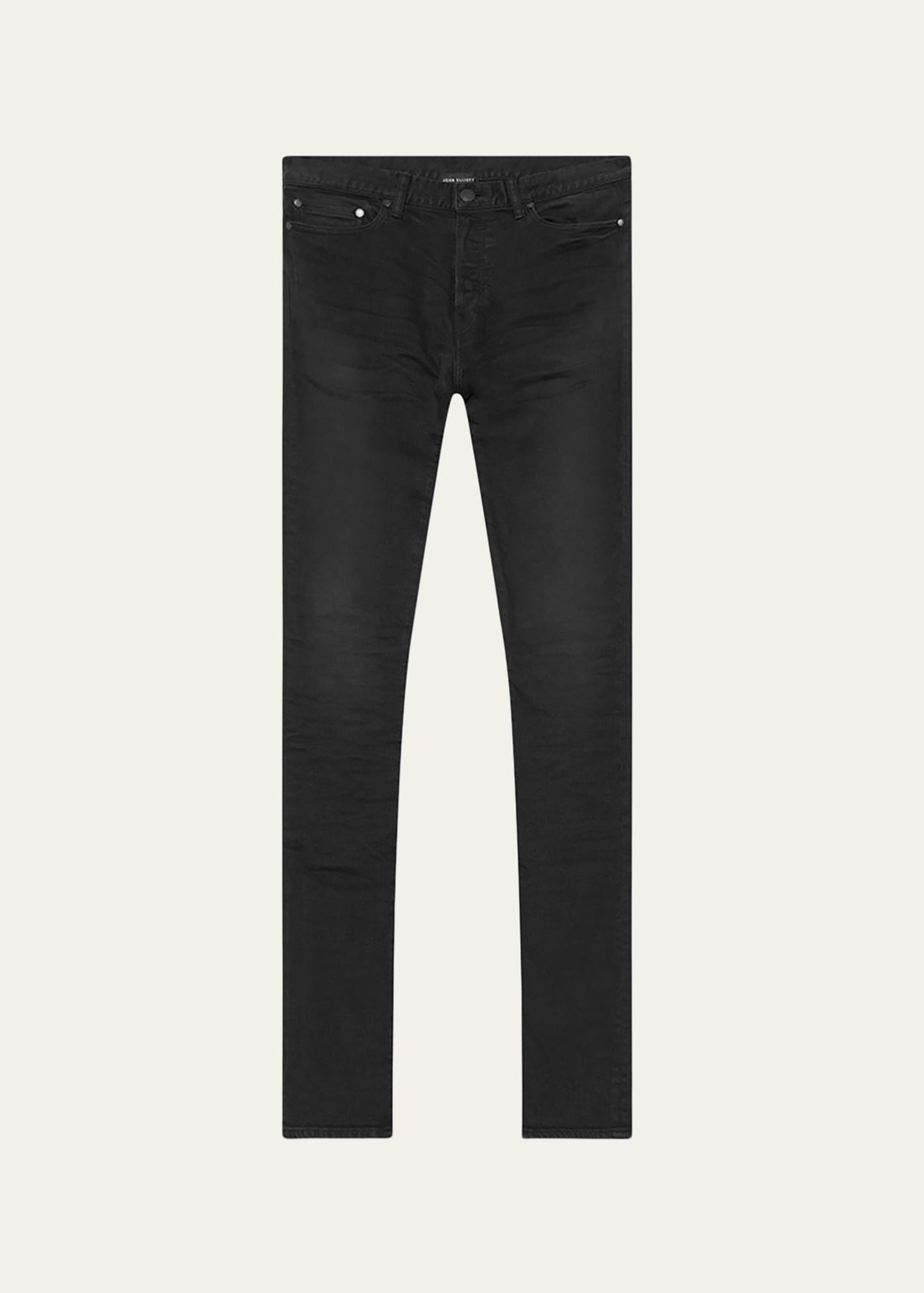 John Elliott Men's The Cast 2 Slim-Fit Whiskered Jeans