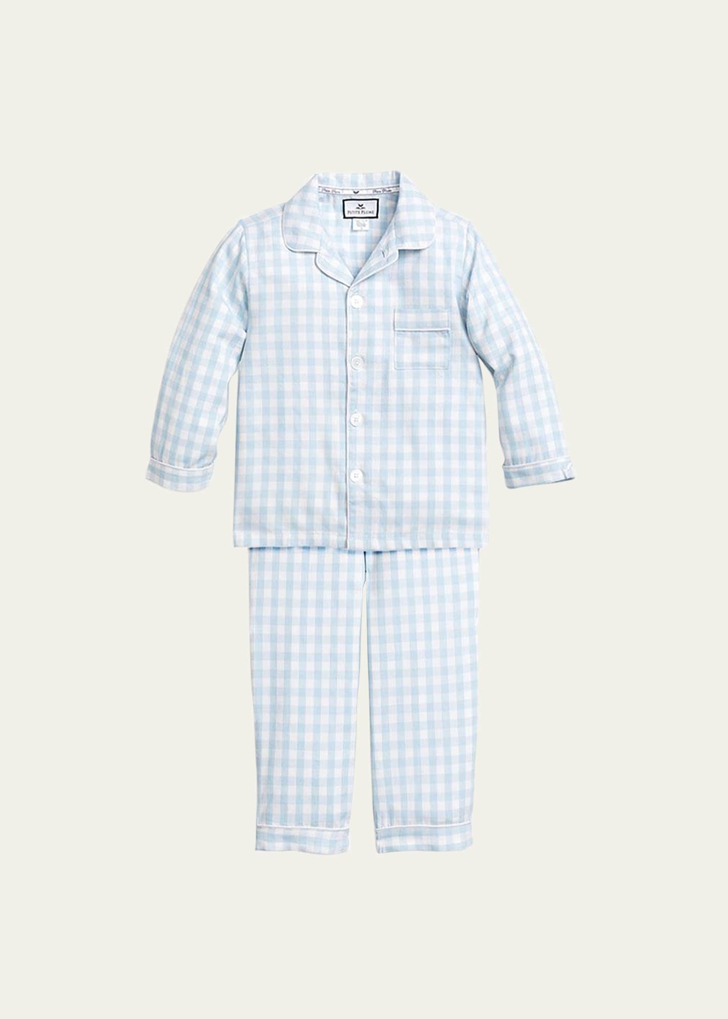 Petite Plume Gingham Pajama Set, Size 6M-14 Image 1 of 2