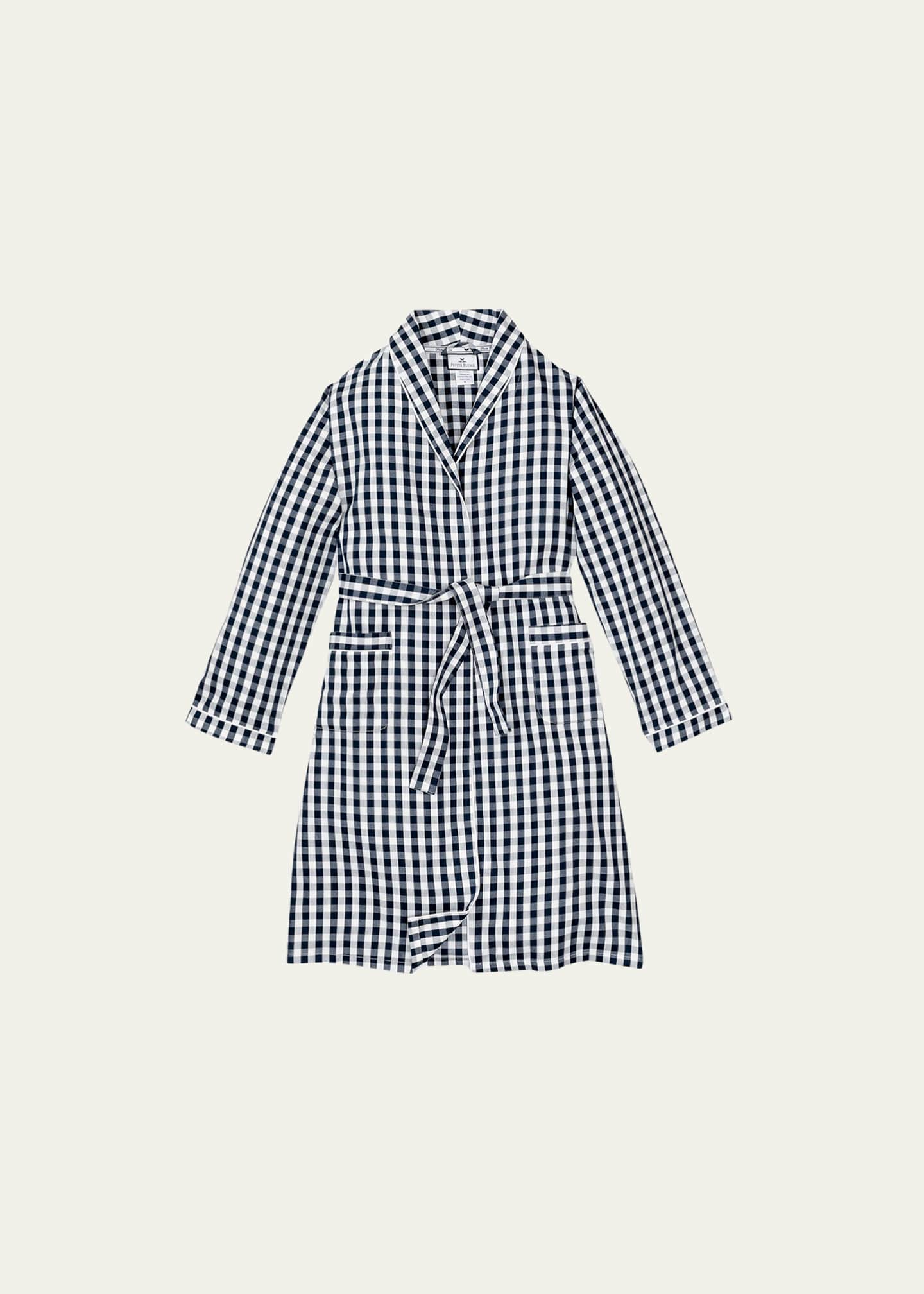 Petite Plume Gingham Robe, Size 2-14