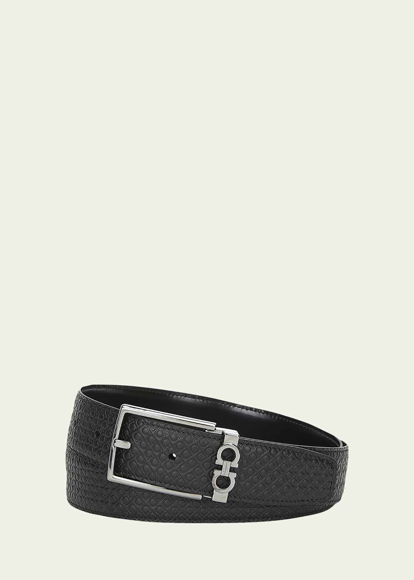 Salvatore ferragamo black belt outlet