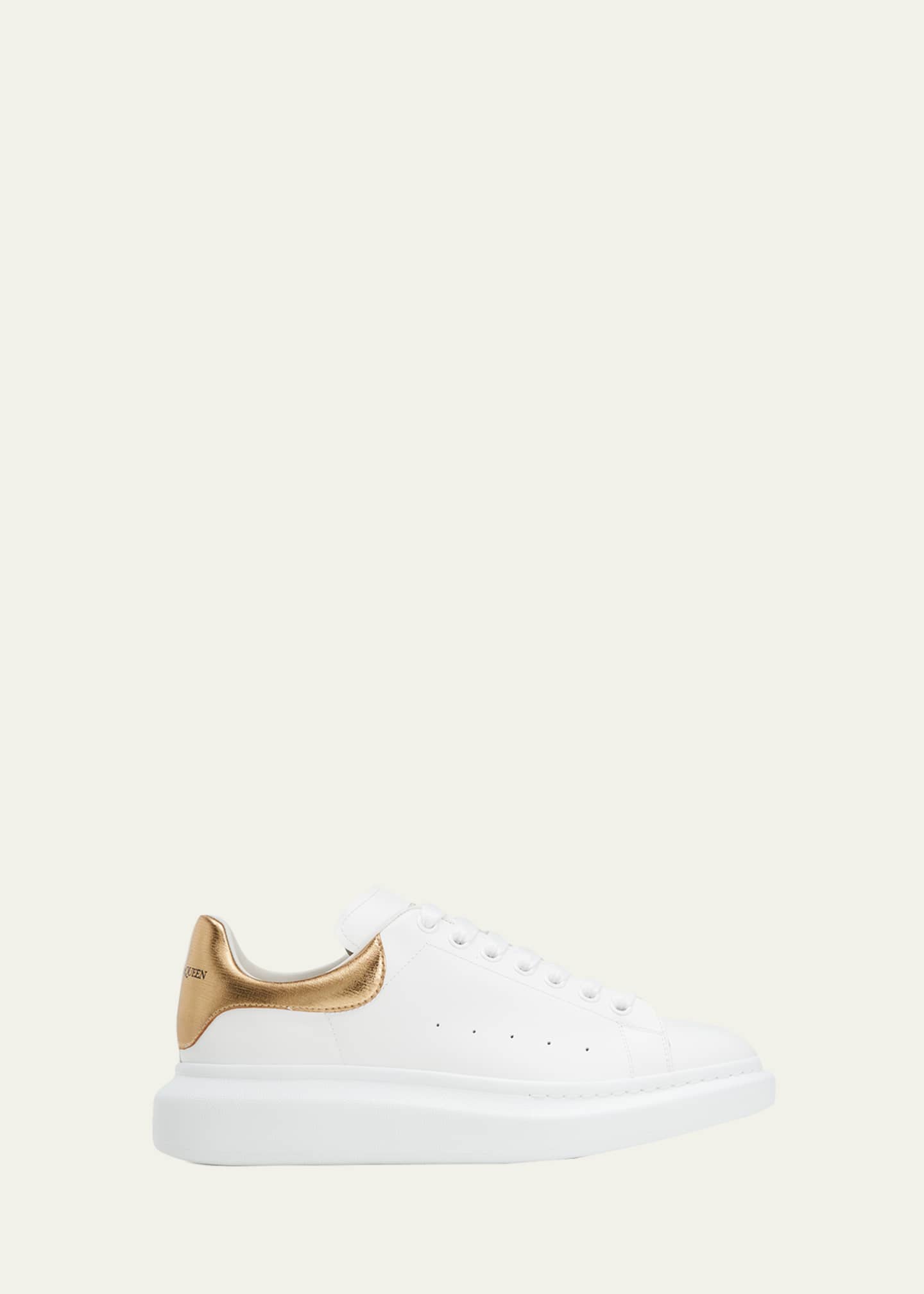 Alexander McQueen Larry Metallic Sneakers Sz 40