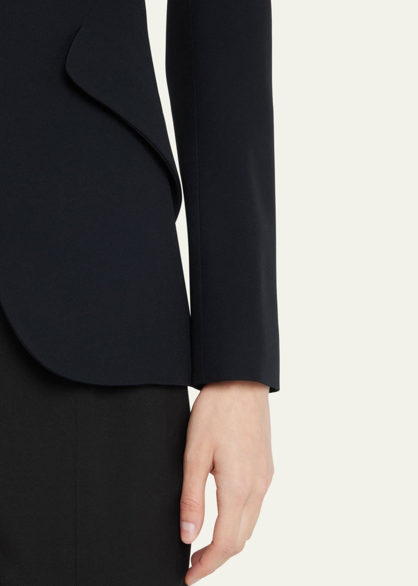McQueen Classic Single-Breasted Suiting Blazer Image 5 of 5