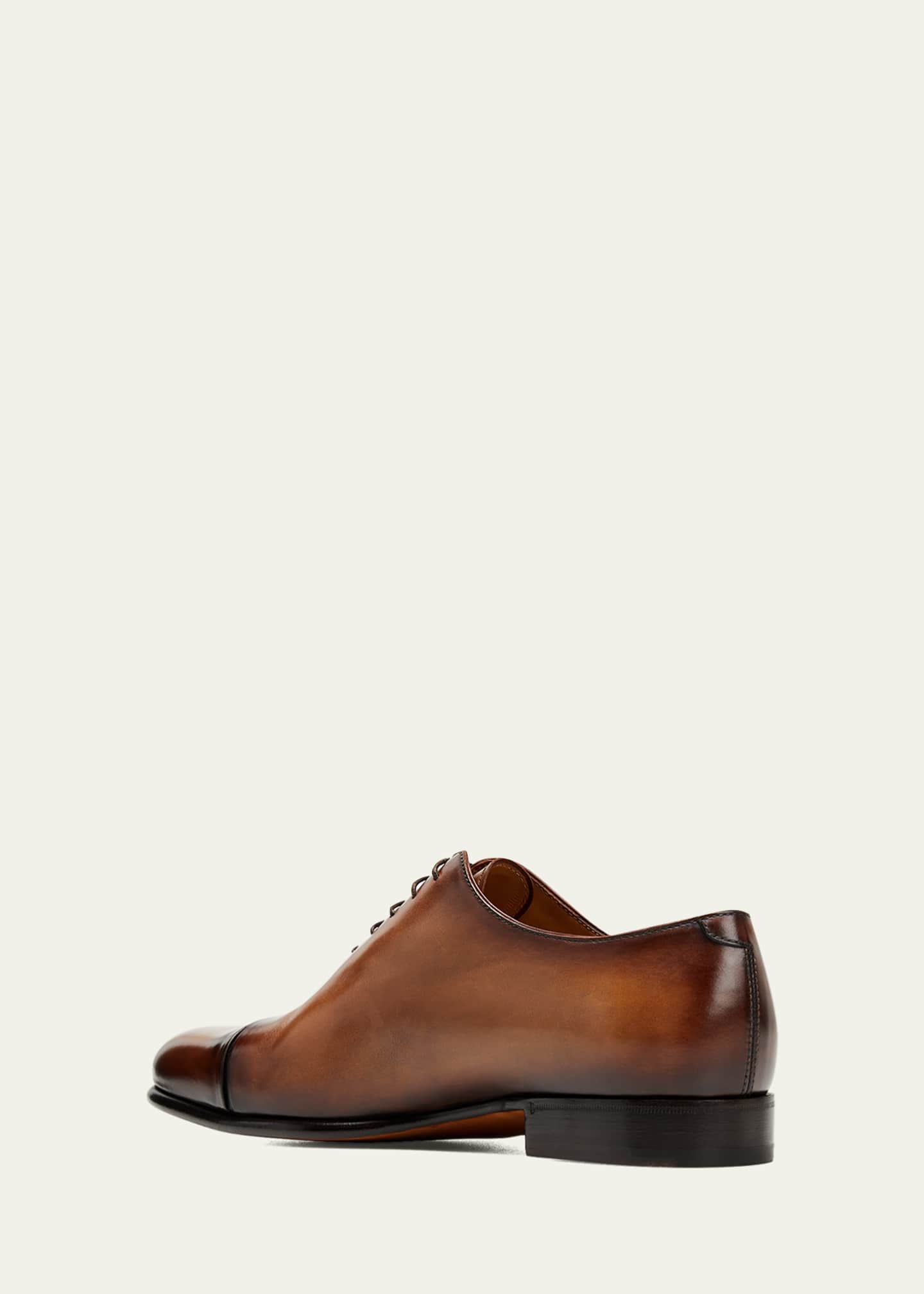 Berluti Men's Gaspard Galet Leather Oxfords Image 2 of 3