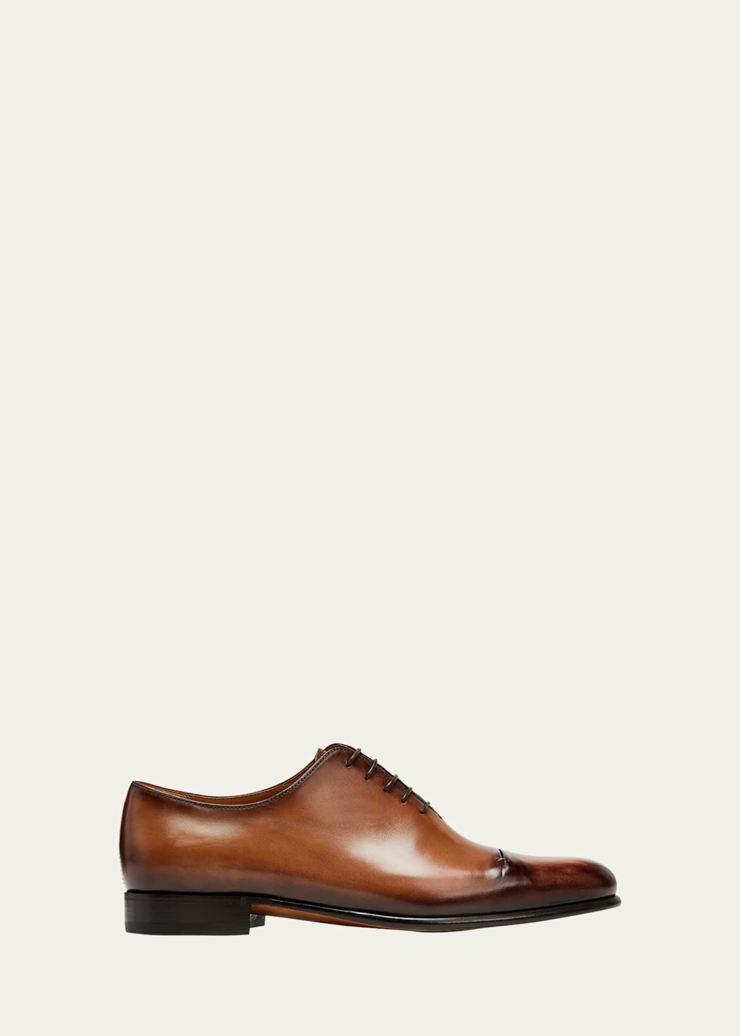 Berluti Men's Gaspard Galet Leather Oxfords