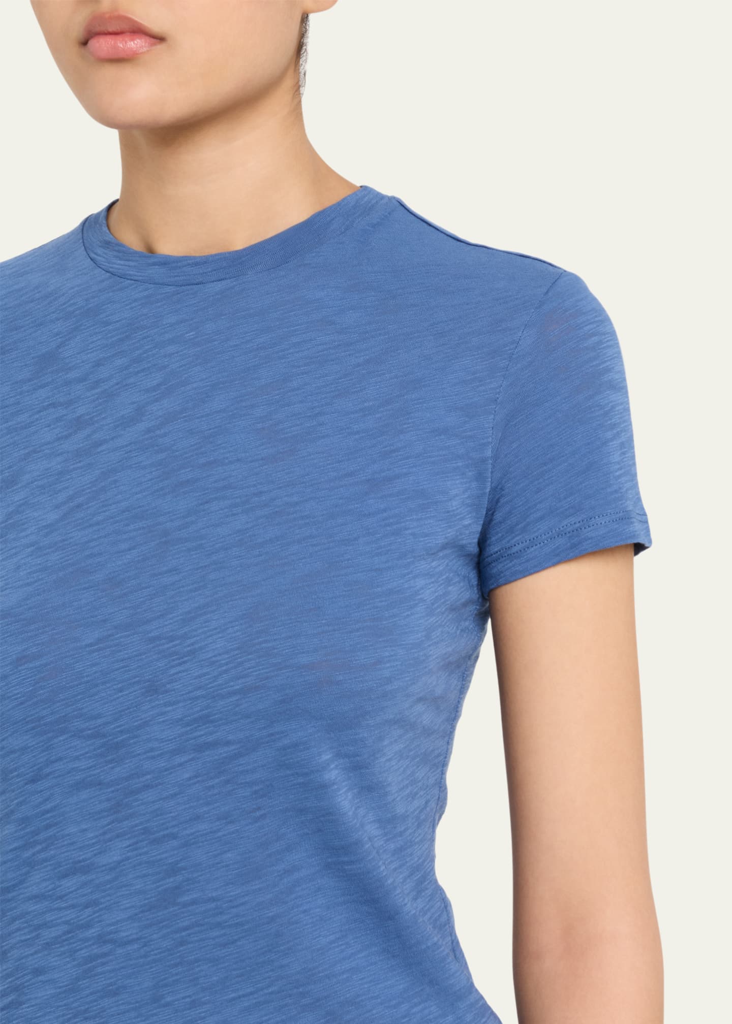 Theory Tiny Tee 2 Nebulous Organic Cotton Top Image 5 of 5
