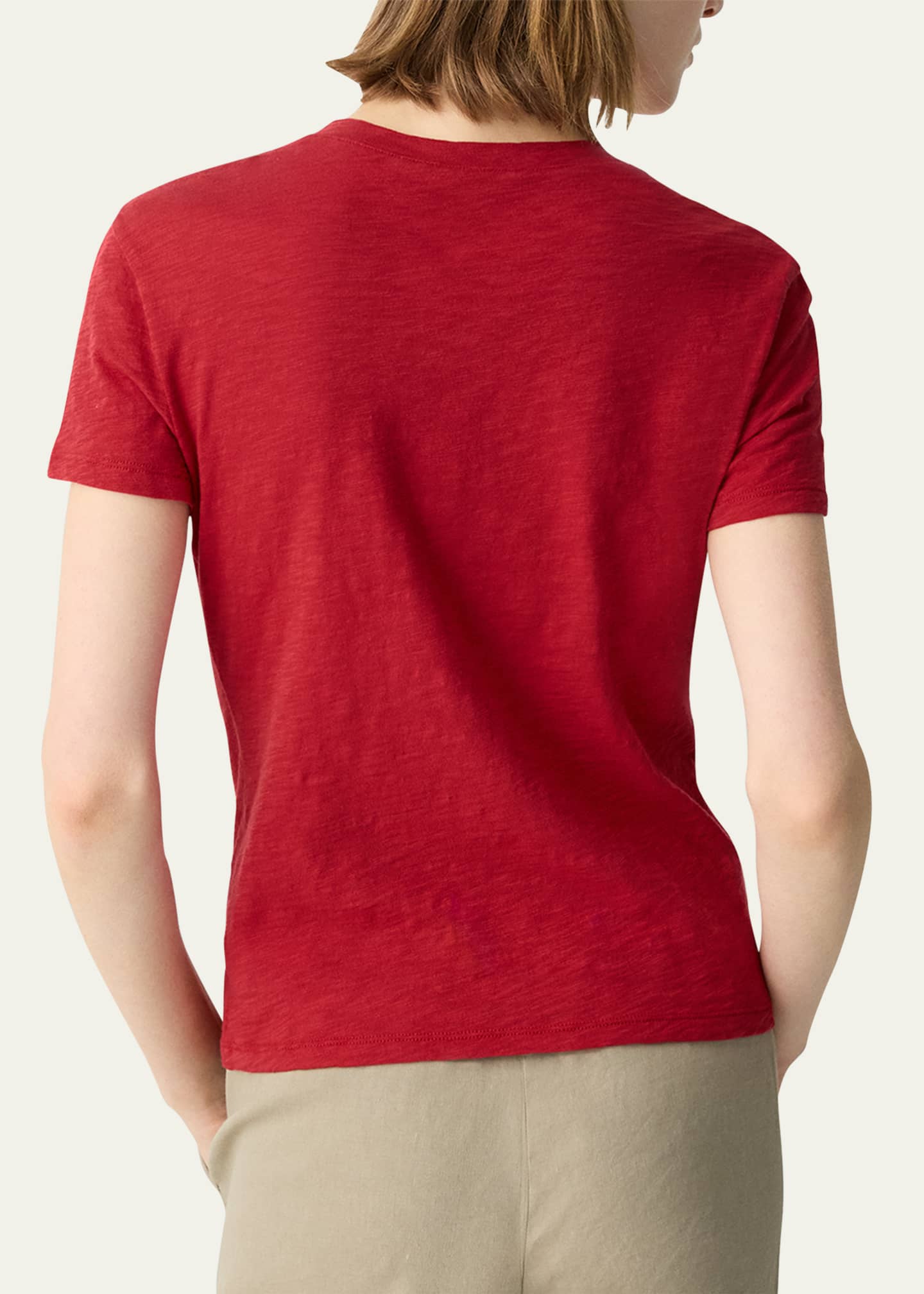 Theory Tiny Tee 2 Nebulous Organic Cotton Top Image 3 of 5