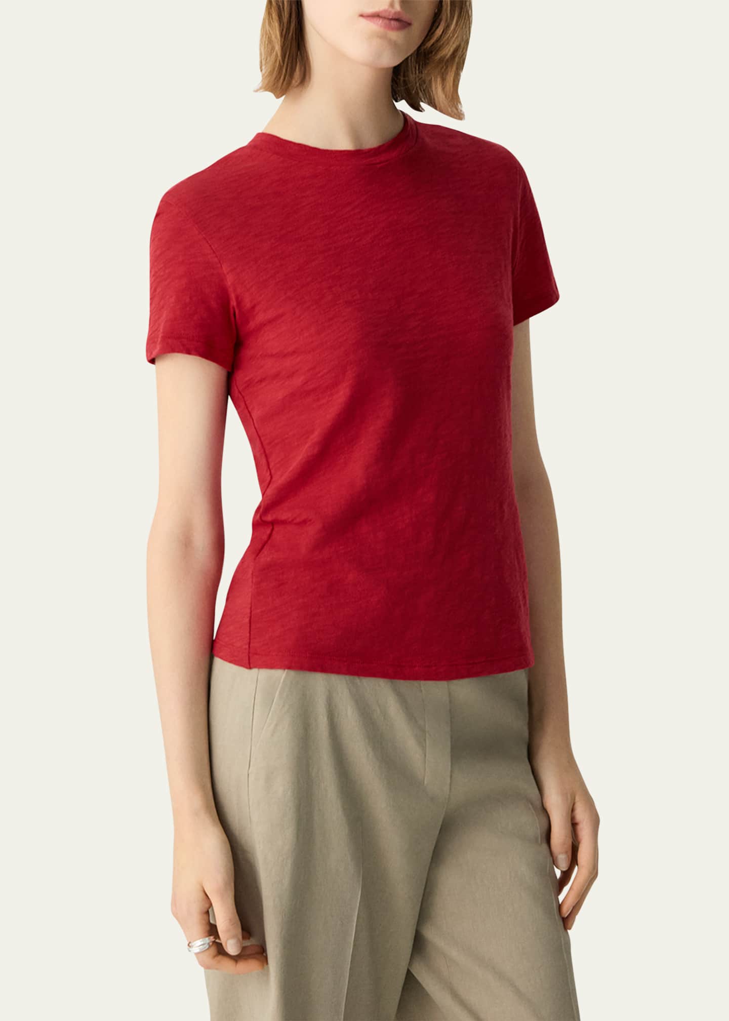 Theory Tiny Tee 2 Nebulous Organic Cotton Top Image 4 of 5