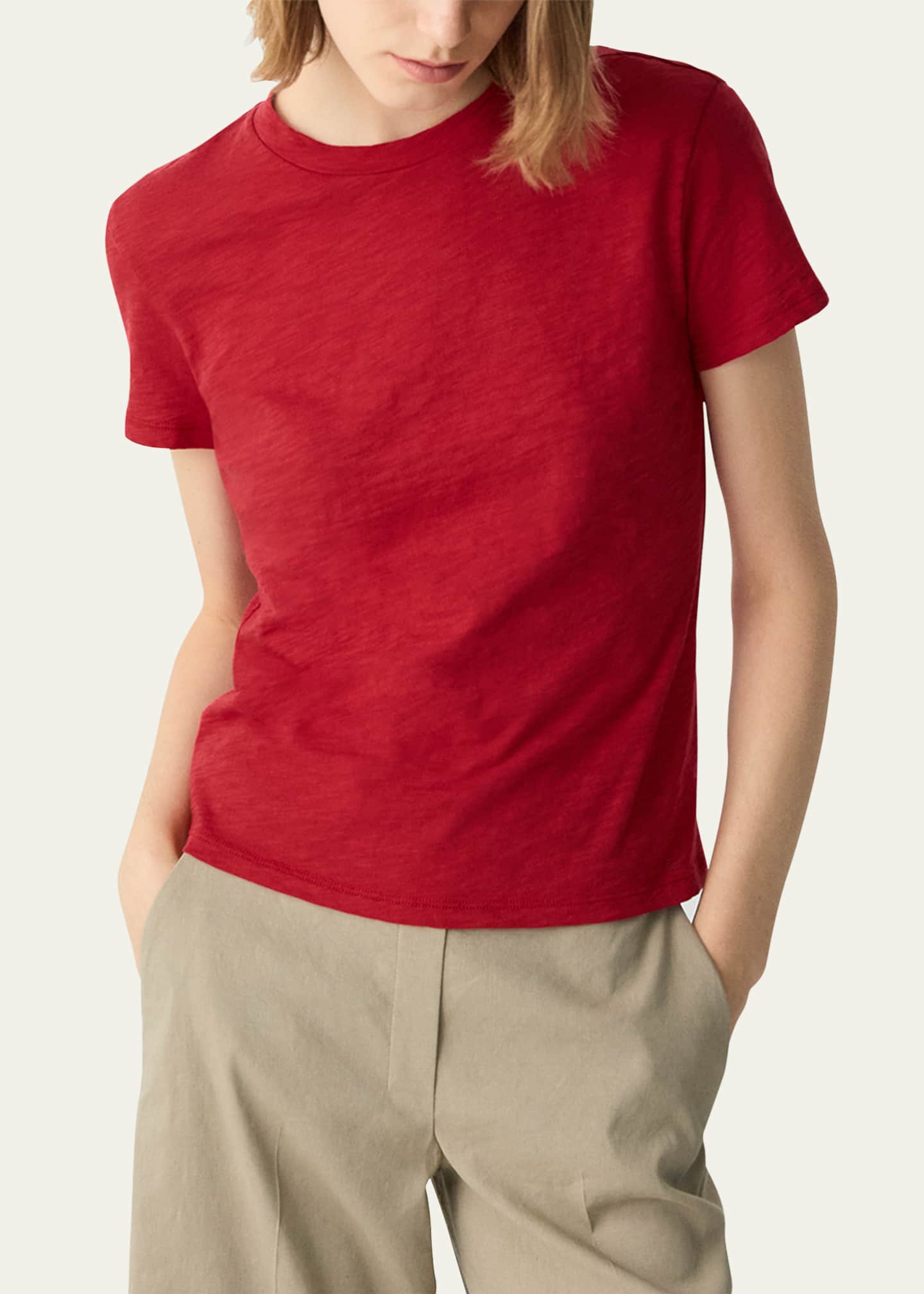 Theory Tiny Tee 2 Nebulous Organic Cotton Top Image 5 of 5