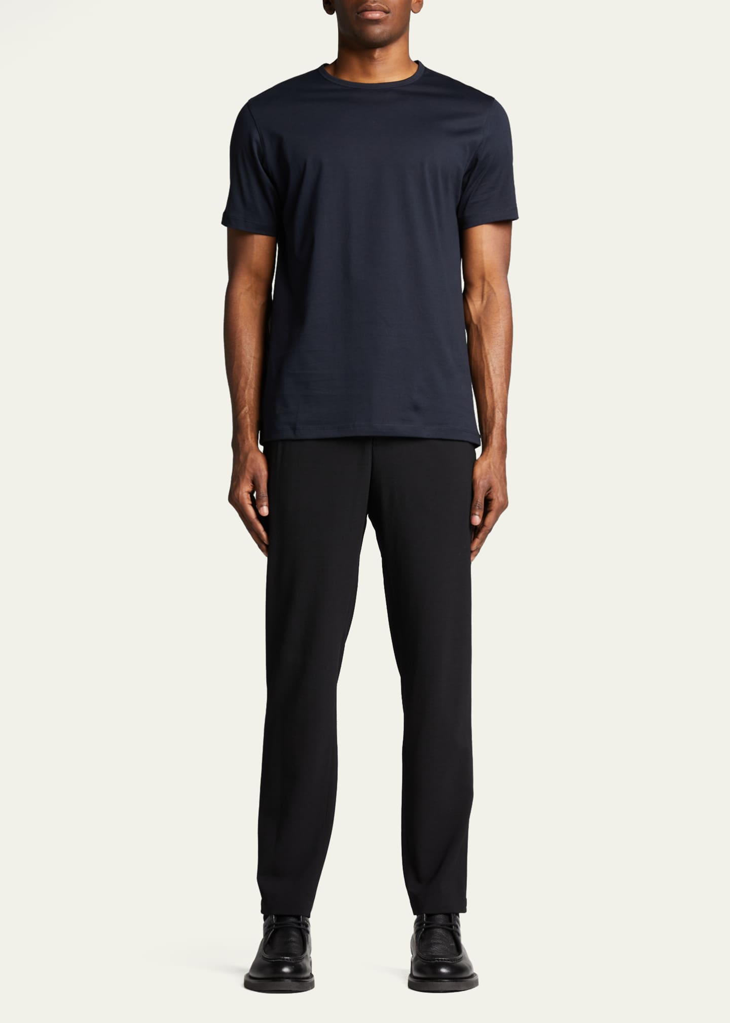 Theory Men's Precise Luxe Cotton Short-Sleeve Tee Image 2 of 5
