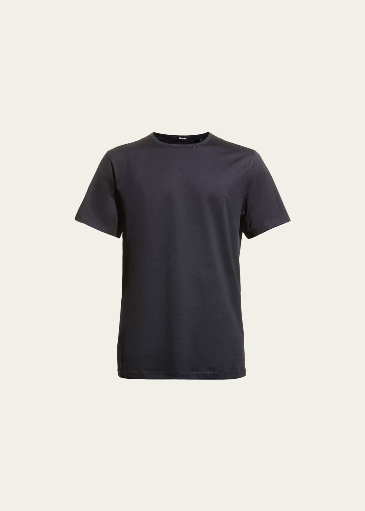 Theory Men's Precise Luxe Cotton Short-Sleeve Tee Image 1 of 5
