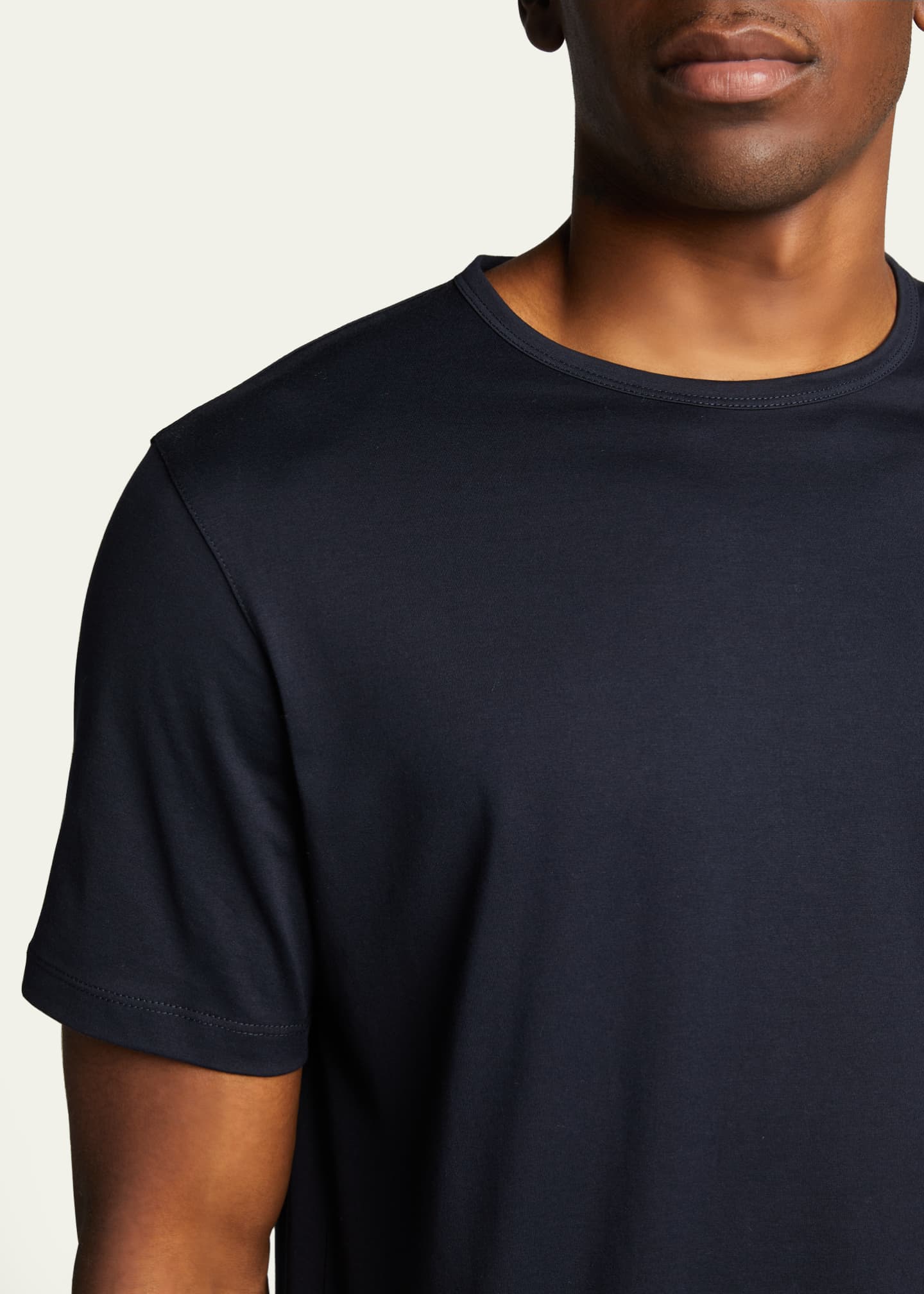 Theory Men's Precise Luxe Cotton Short-Sleeve Tee Image 5 of 5