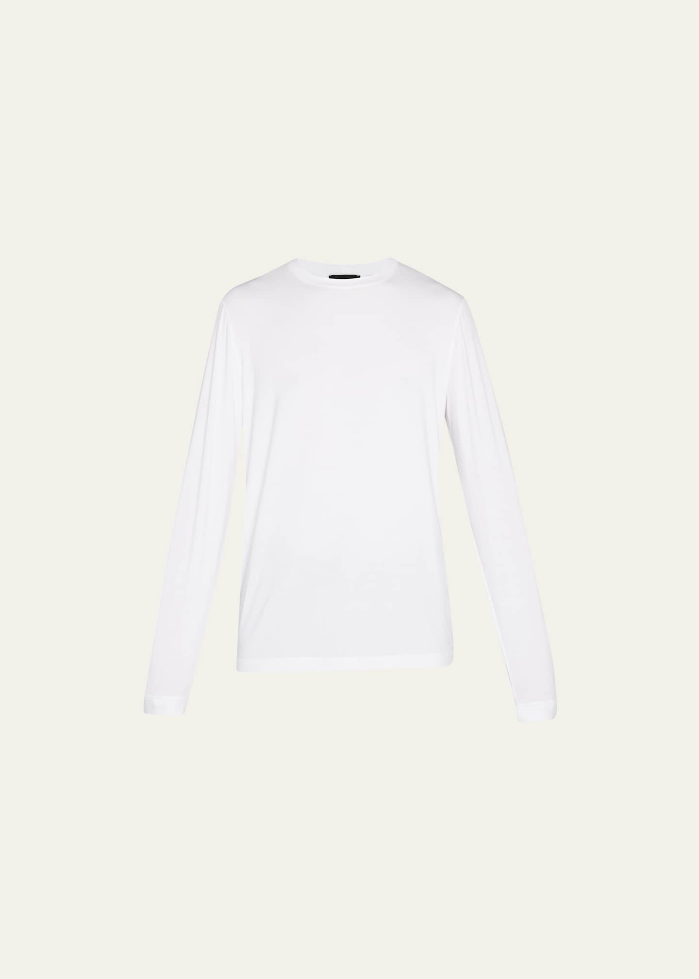 Giorgio Armani Men's Solid Stretch T-Shirt Image 1 of 5