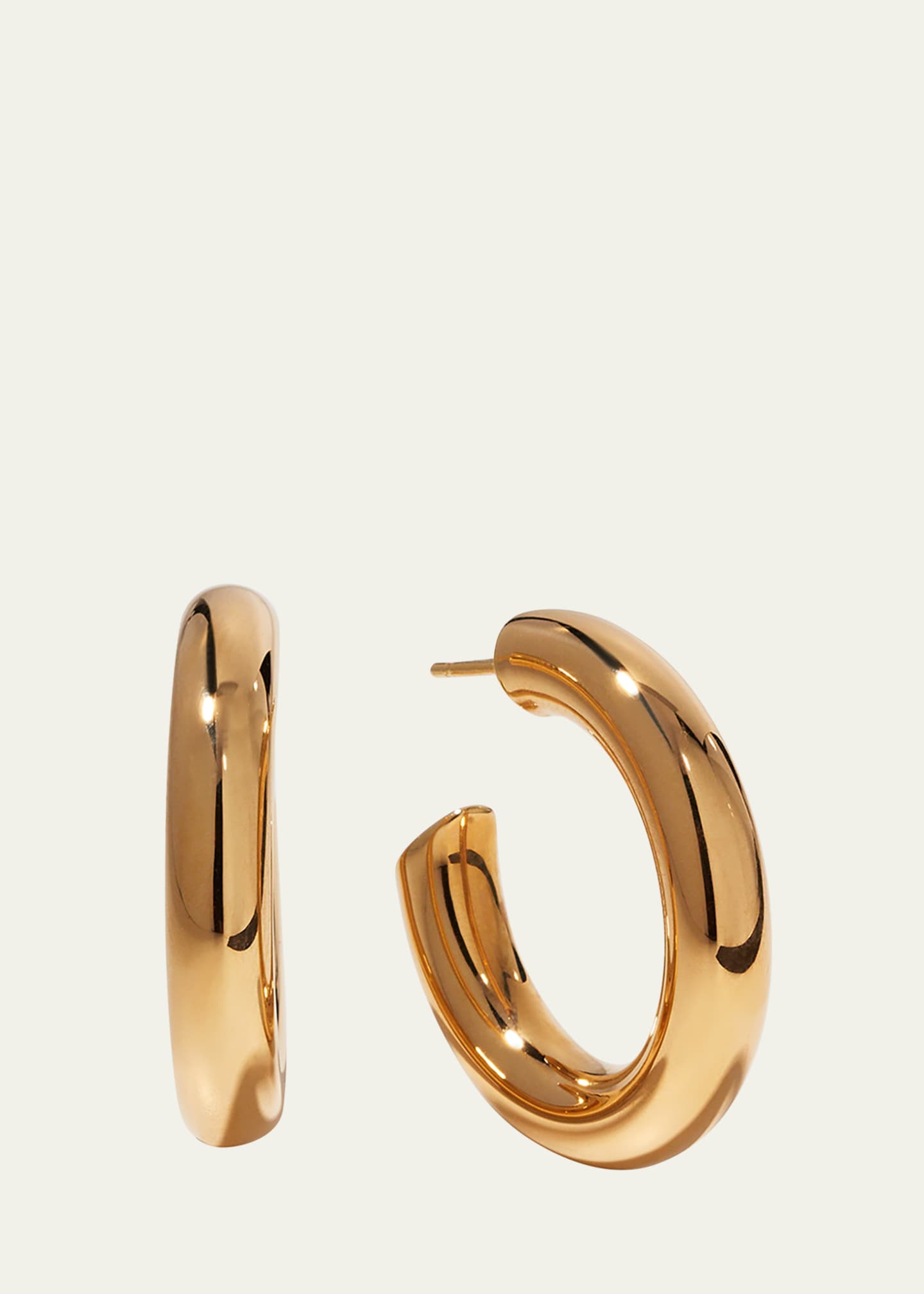 Lana Hollow 14k Gold Wide Mini Hoop Earrings - Bergdorf Goodman