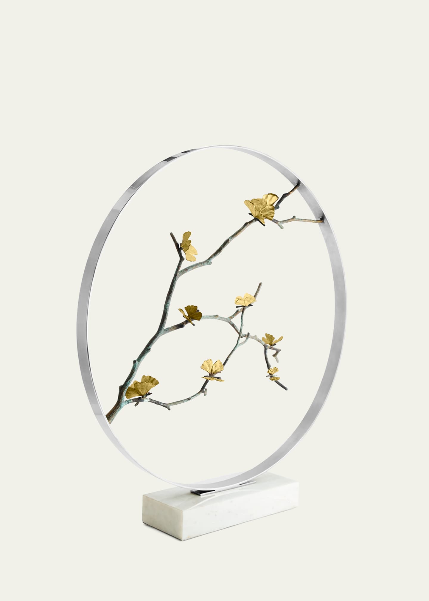 Michael Aram Butterfly Ginkgo 36" Round Sculpture Image 3 of 5