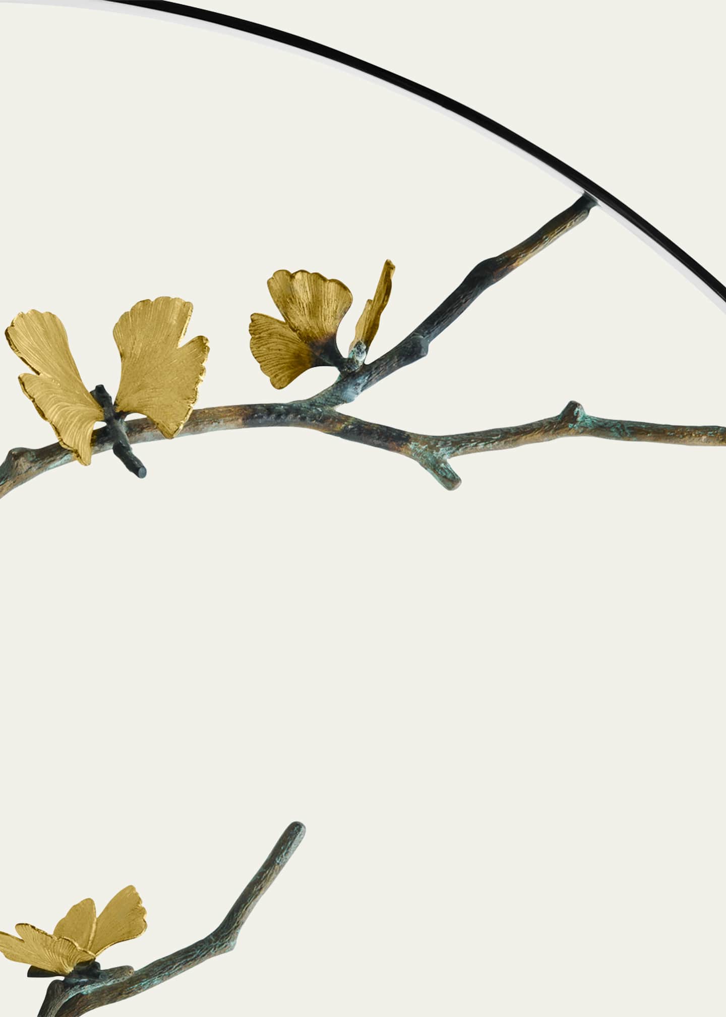 Michael Aram Butterfly Ginkgo 36" Round Sculpture Image 4 of 5