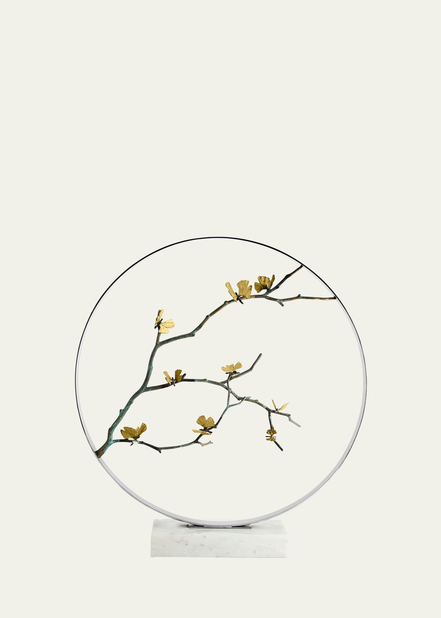 Michael Aram Butterfly Ginkgo 36" Round Sculpture Image 1 of 5