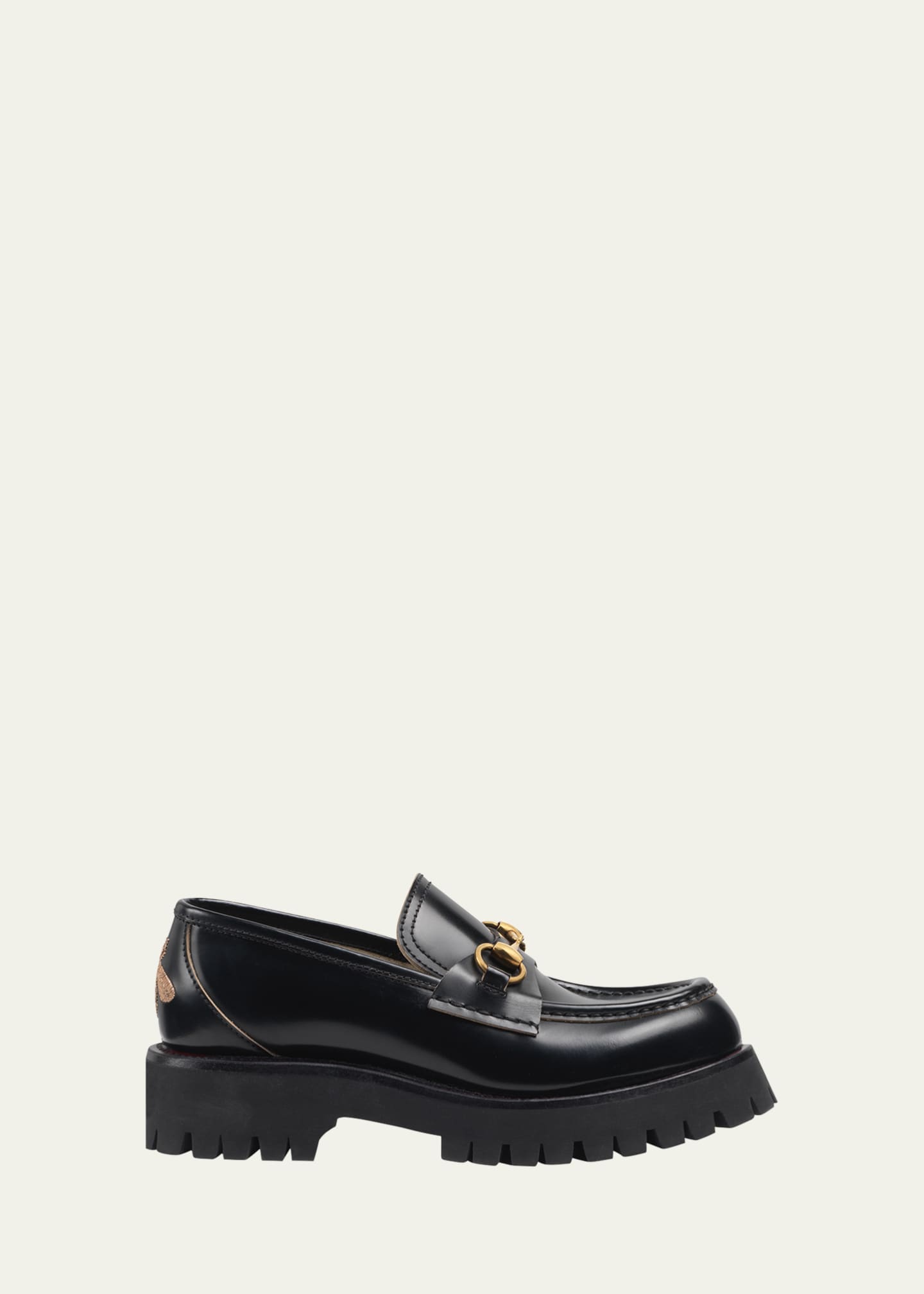 Gucci horsebit loafer lug sole on sale