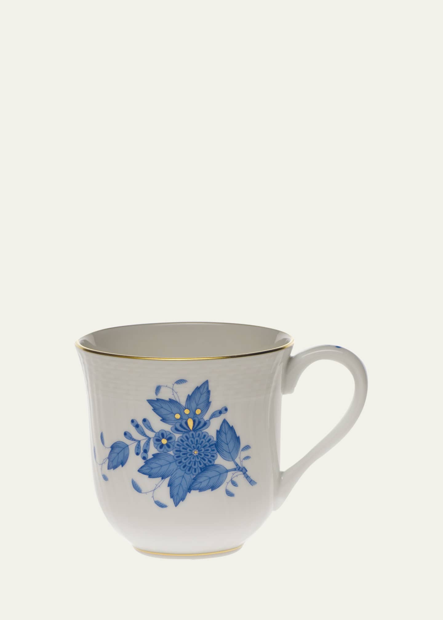 Herend Chinese Bouquet Blue Mug