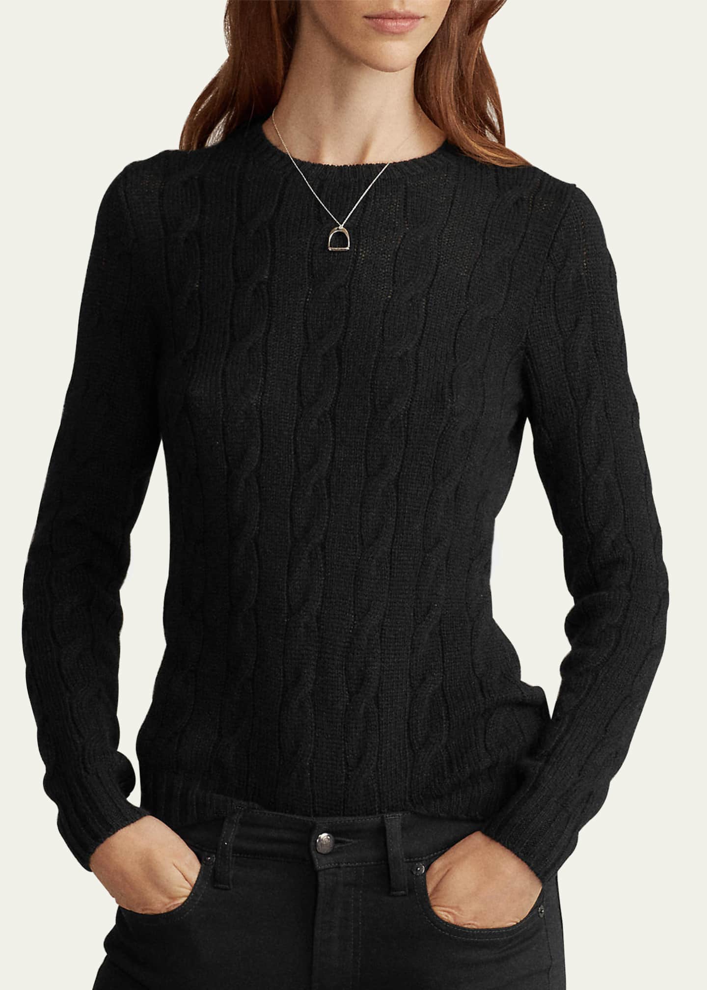 Ralph Lauren Collection Cashmere Cable-Knit Sweater