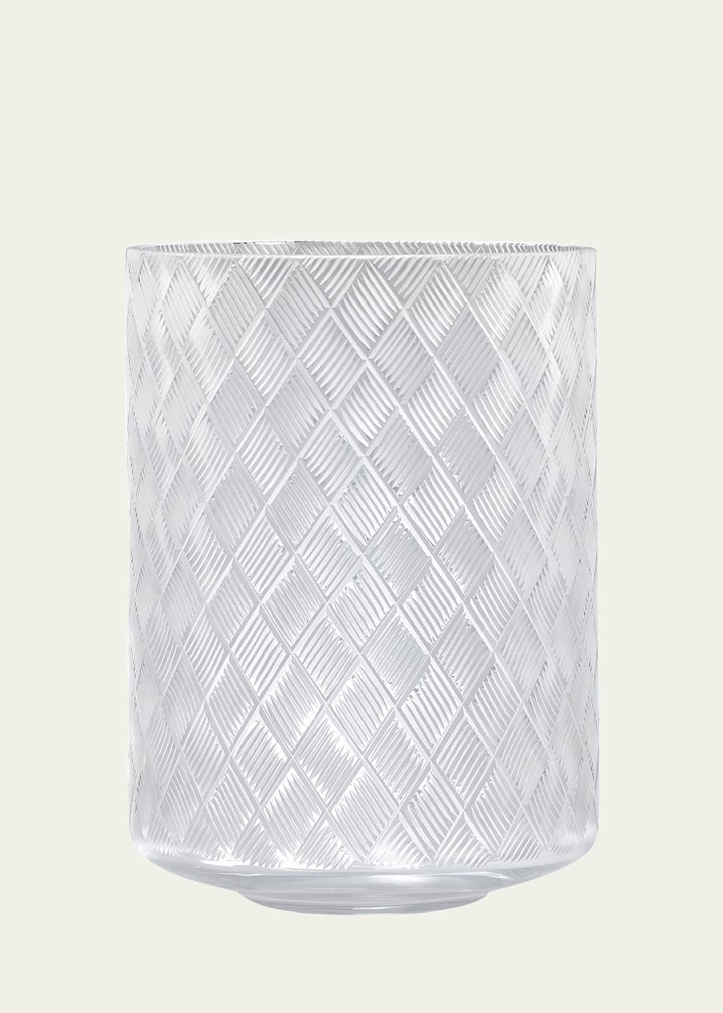 Labrazel Basket Weave Wastebasket