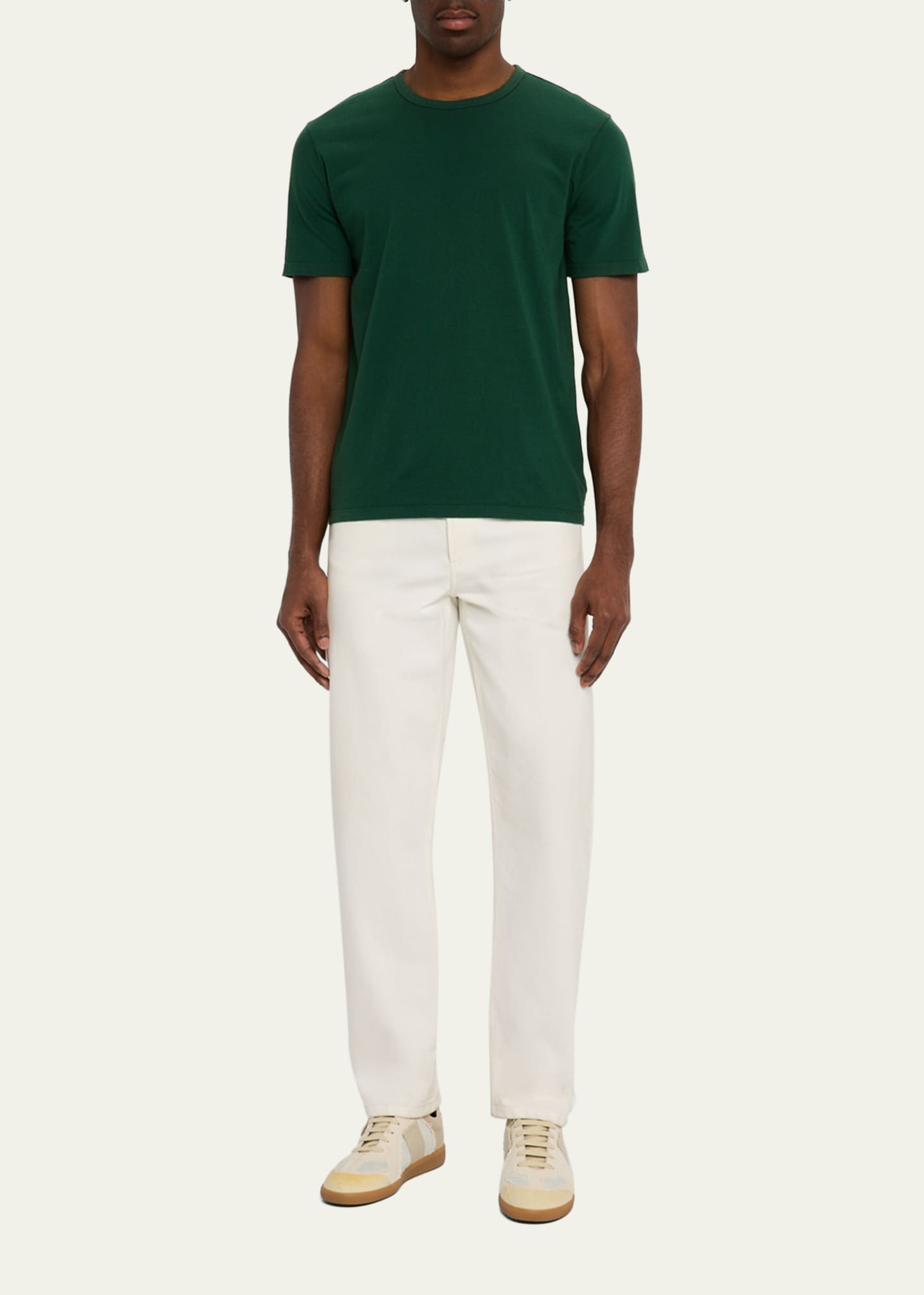 Vince Men's Garment-Dyed Crewneck T-Shirt Image 2 of 5