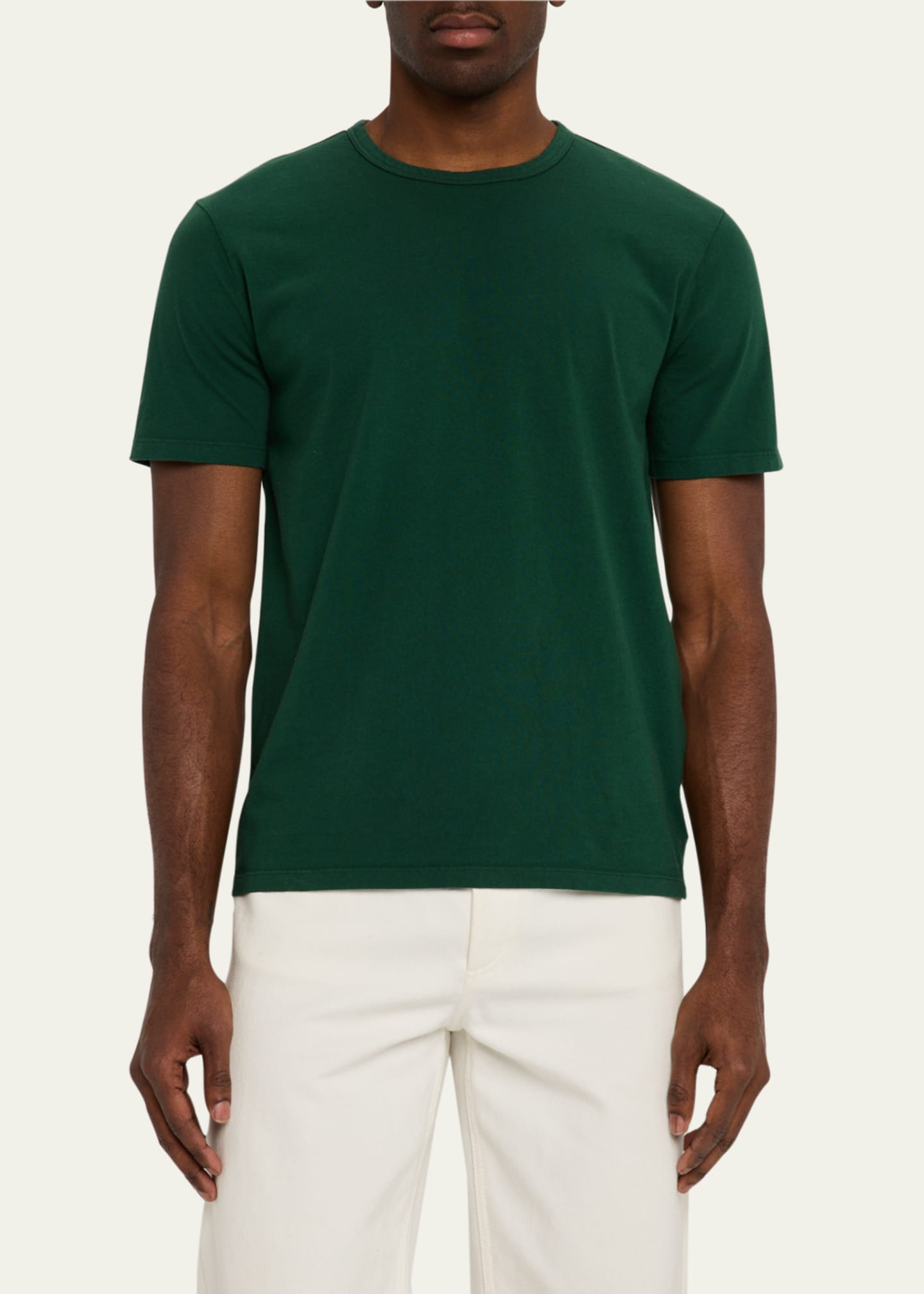 Vince Men's Garment-Dyed Crewneck T-Shirt Image 4 of 5