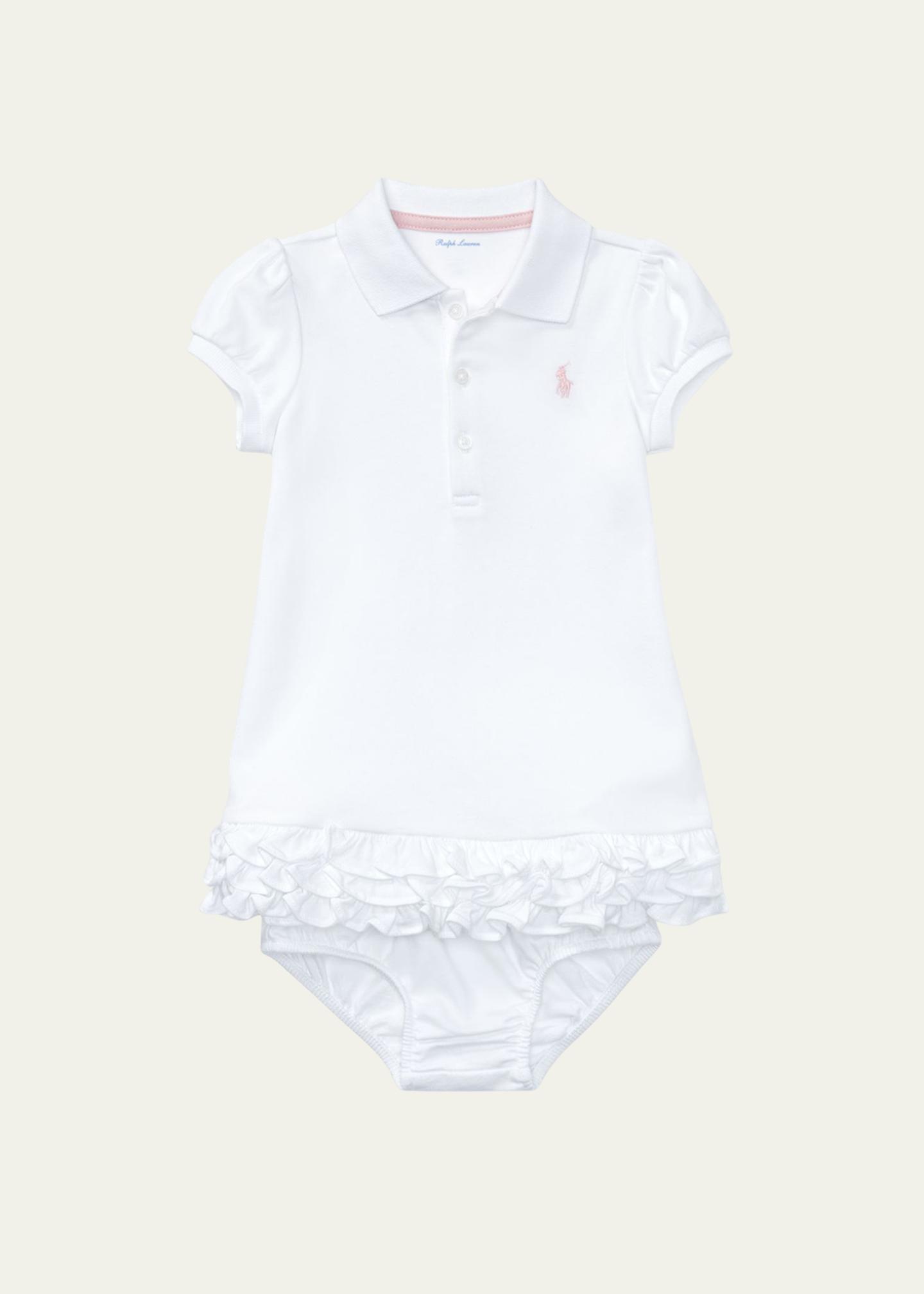Polo Ralph Lauren Cupcake Ruffle Hem Polo Dress With Bloomers, Size 6M ...