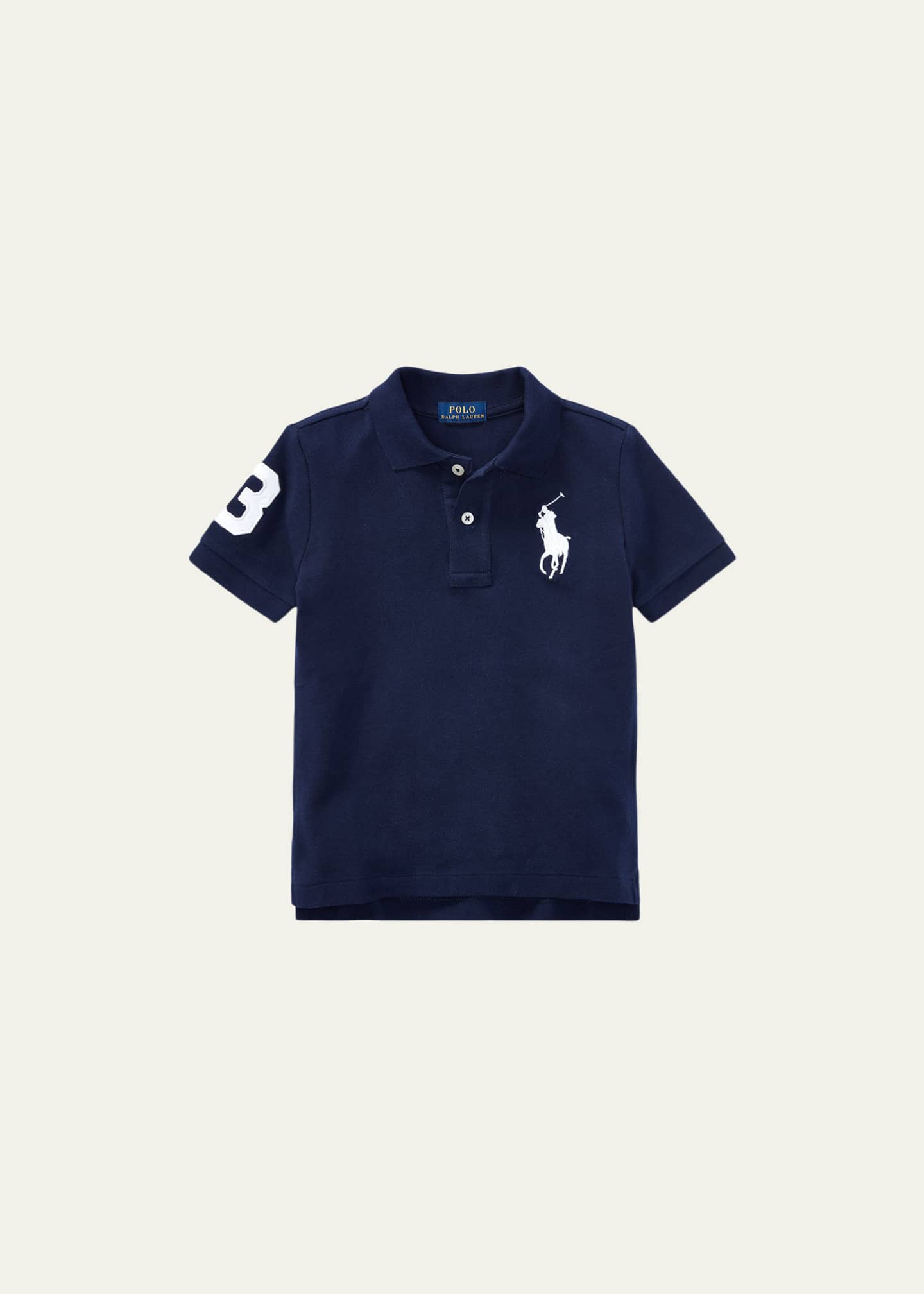 Polo Ralph Lauren Boy's Big Pony Pique Knit Polo, Size 2-7