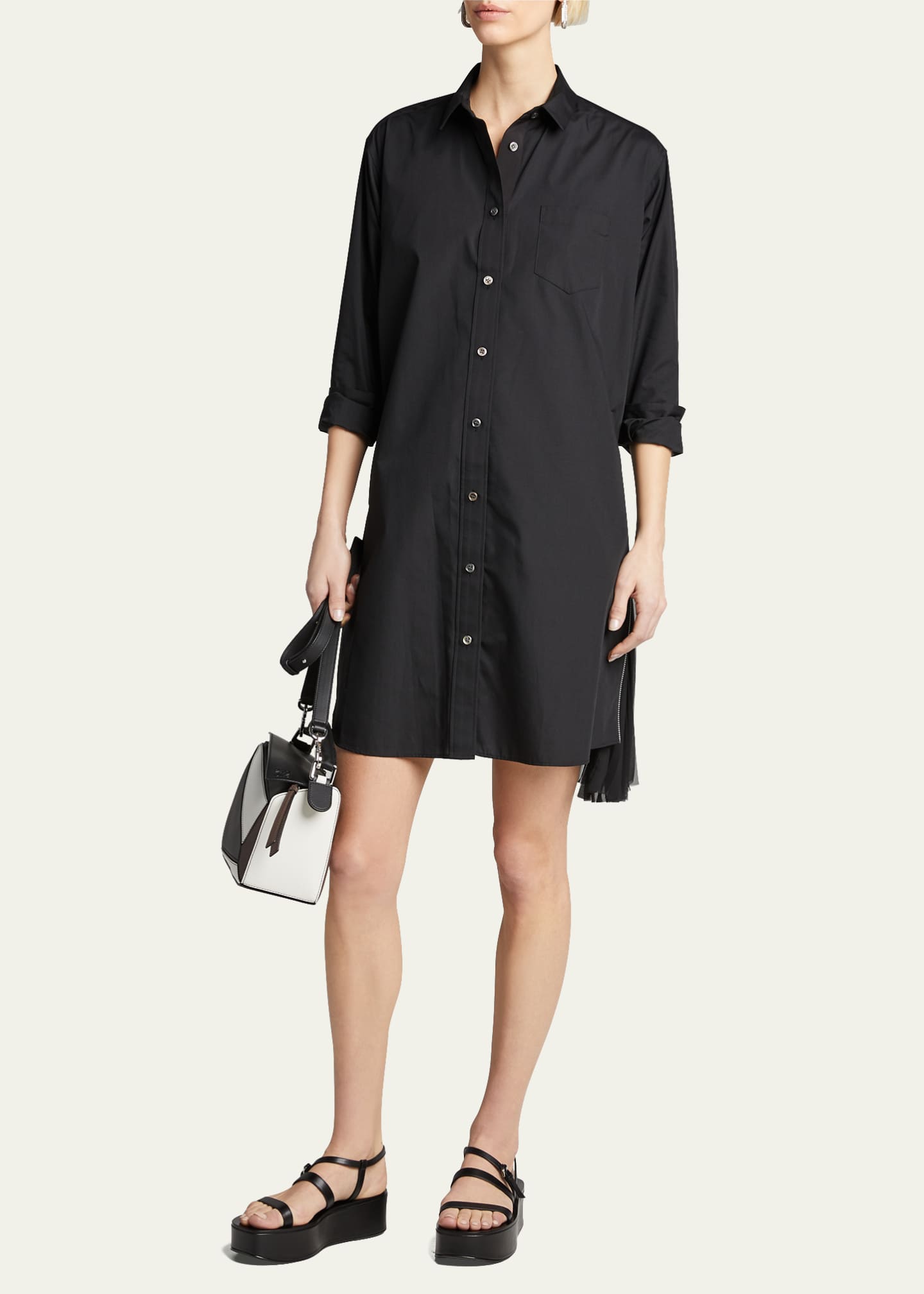 Sacai shirt dress new arrivals