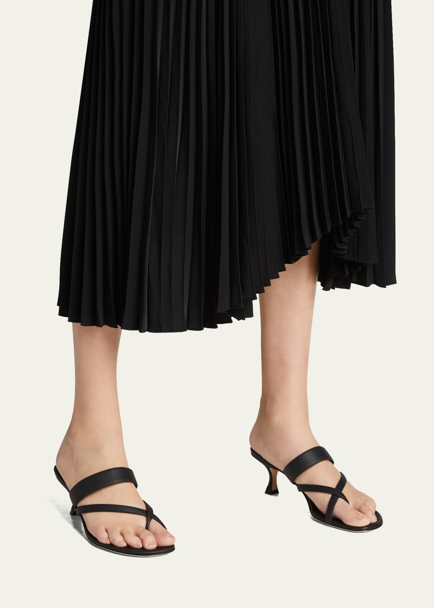 Manolo blahnik slide sandals best sale
