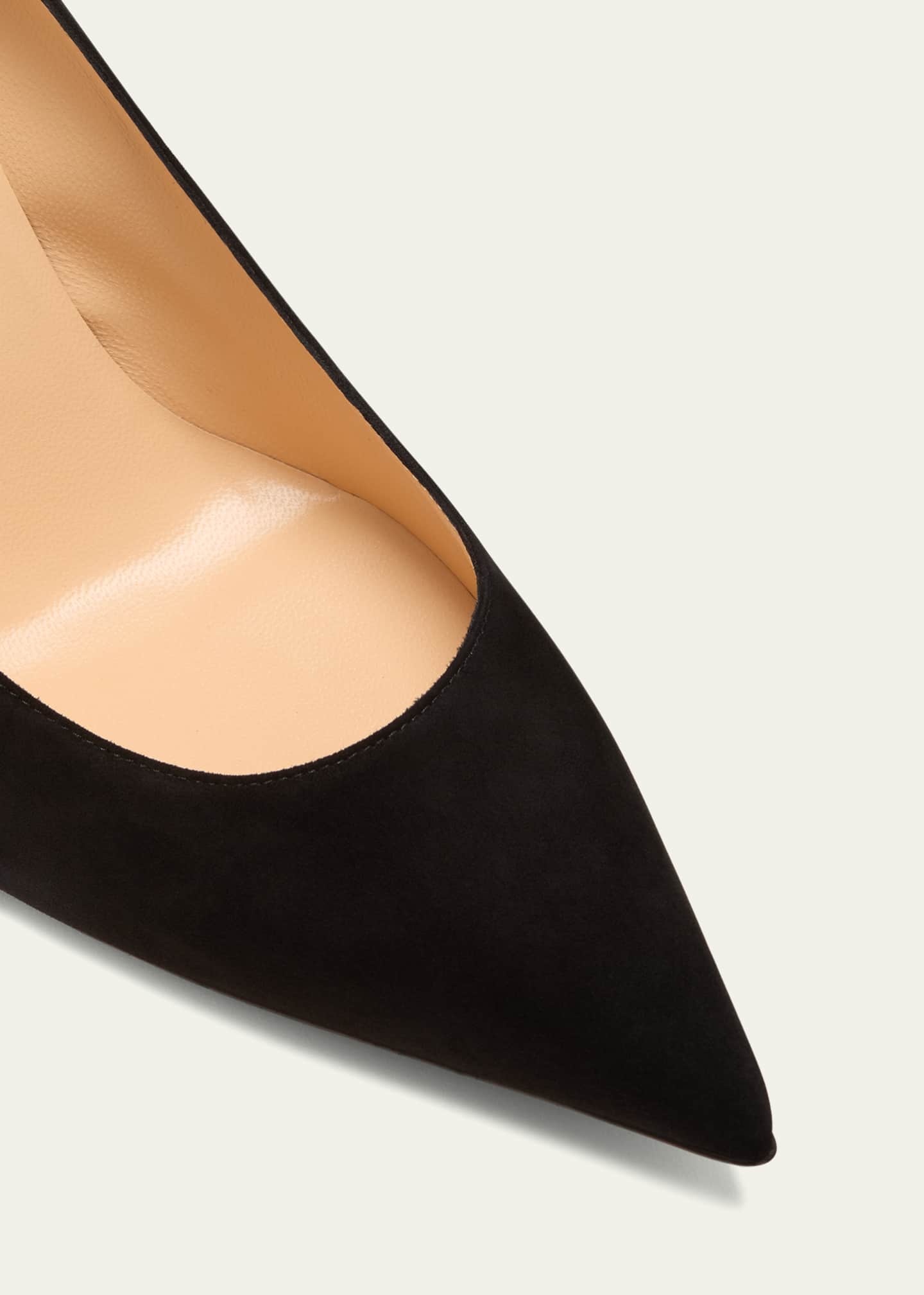 Christian Louboutin Kate 85mm Suede Red Sole Pumps Image 5 of 5