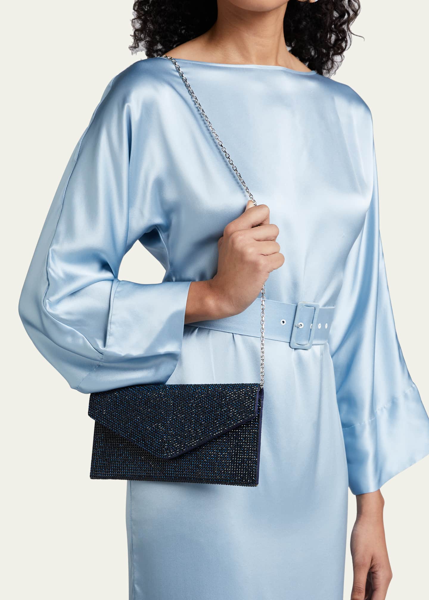 Judith Leiber Couture Envelope Beaded Clutch Bag Image 2 of 6