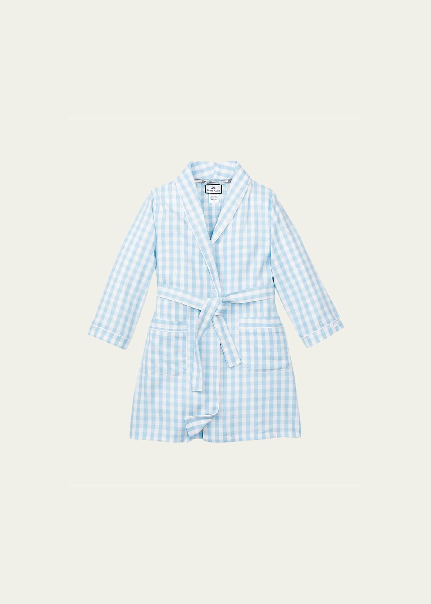 Petite Plume Gingham Robe, Size 2-14