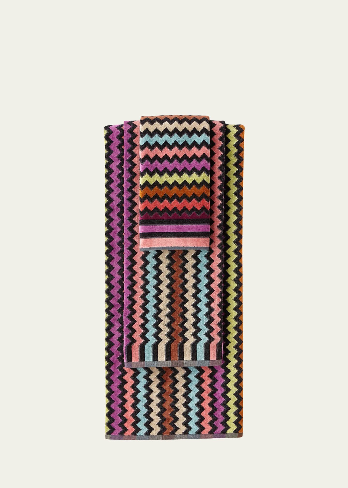 MISSONI HOME タオルケット 140cm x 200cm Missoni Home Warner Bath Sheet - Bergdorf Goodman
