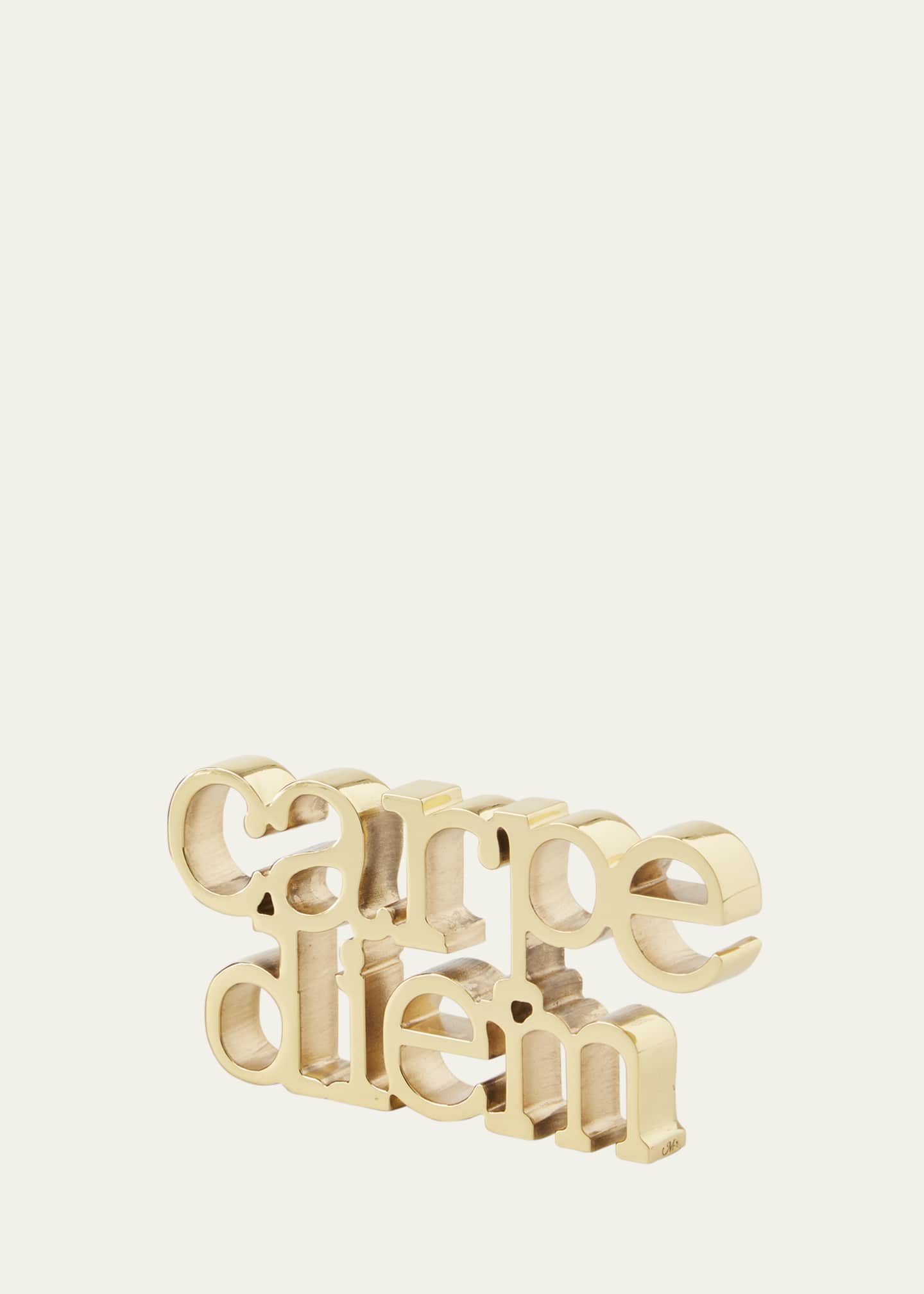Monica Rich Kosann Carpe Diem Brass Table Charm